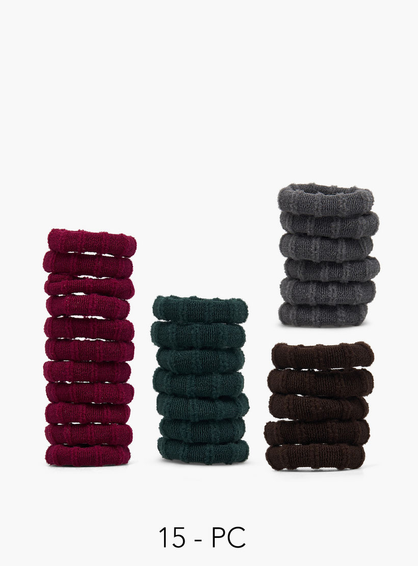 طقم أربطة شعر من جلو - 30 قطعة-women-hairaccessories-scrunchies-image-1