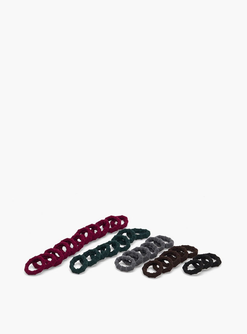طقم أربطة شعر من جلو - 30 قطعة-women-hairaccessories-scrunchies-image-3