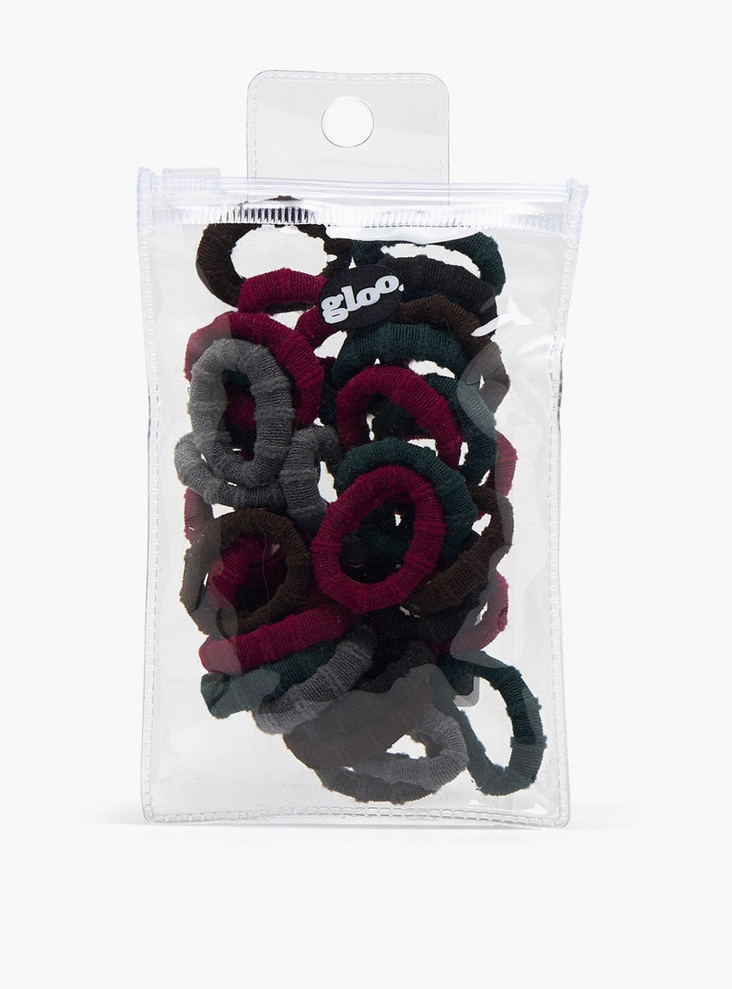 طقم أربطة شعر من جلو - 30 قطعة-women-hairaccessories-scrunchies-image-5