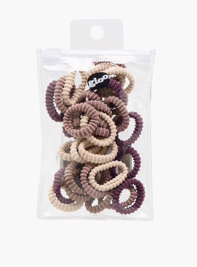 طقم أربطة شعر من جلو - 30 قطعة-women-hairaccessories-scrunchies-image-9