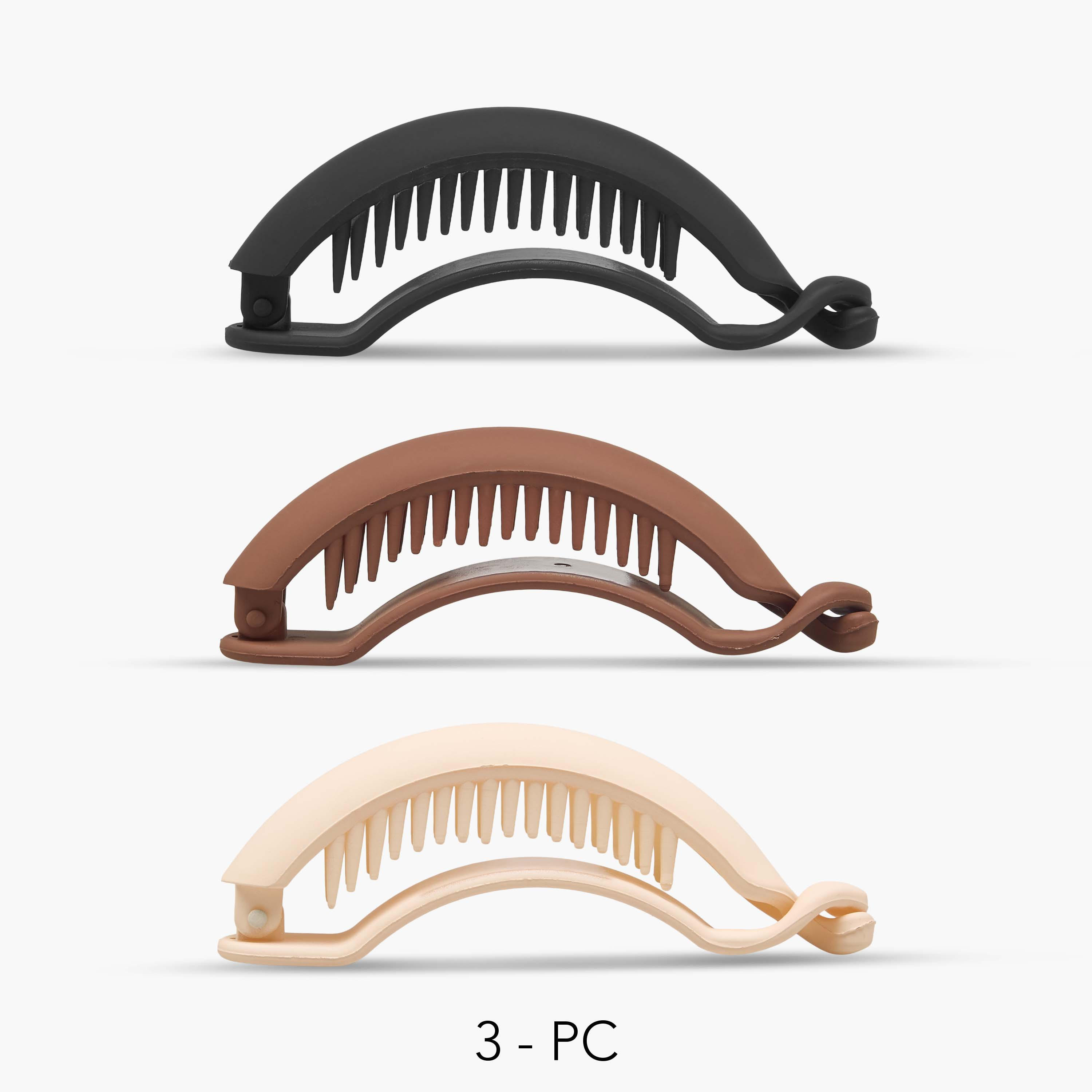 طقم مشابك شعر منحنية 3 قطع من جلو-women-hairaccessories-clamps-image-1