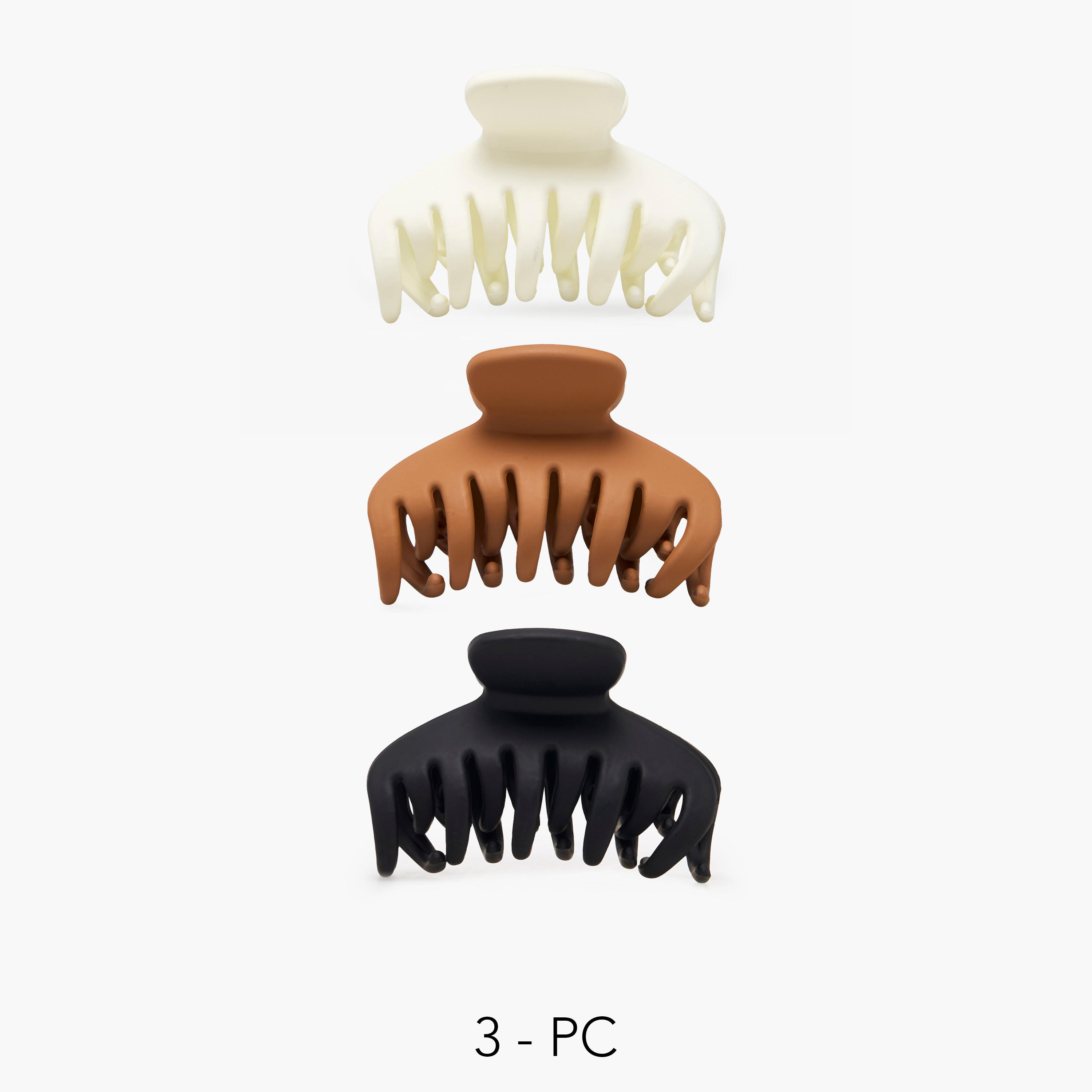 Gloo Pack of 3 Rectangular Hair Clamps-women-hairaccessories-clamps-image-1