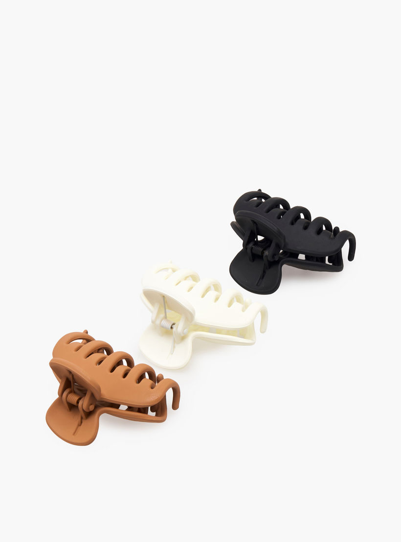 Gloo Pack of 3 Rectangular Hair Clamps-women-hairaccessories-clamps-image-2