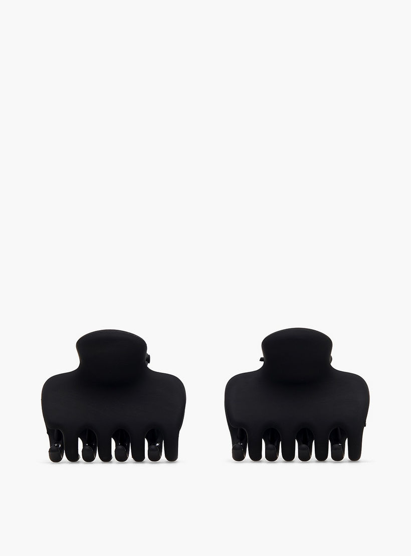 طقم مشابك شعر متنوعة من 3 قطع بتشطيب مطفي من جلو-women-hairaccessories-clamps-image-3