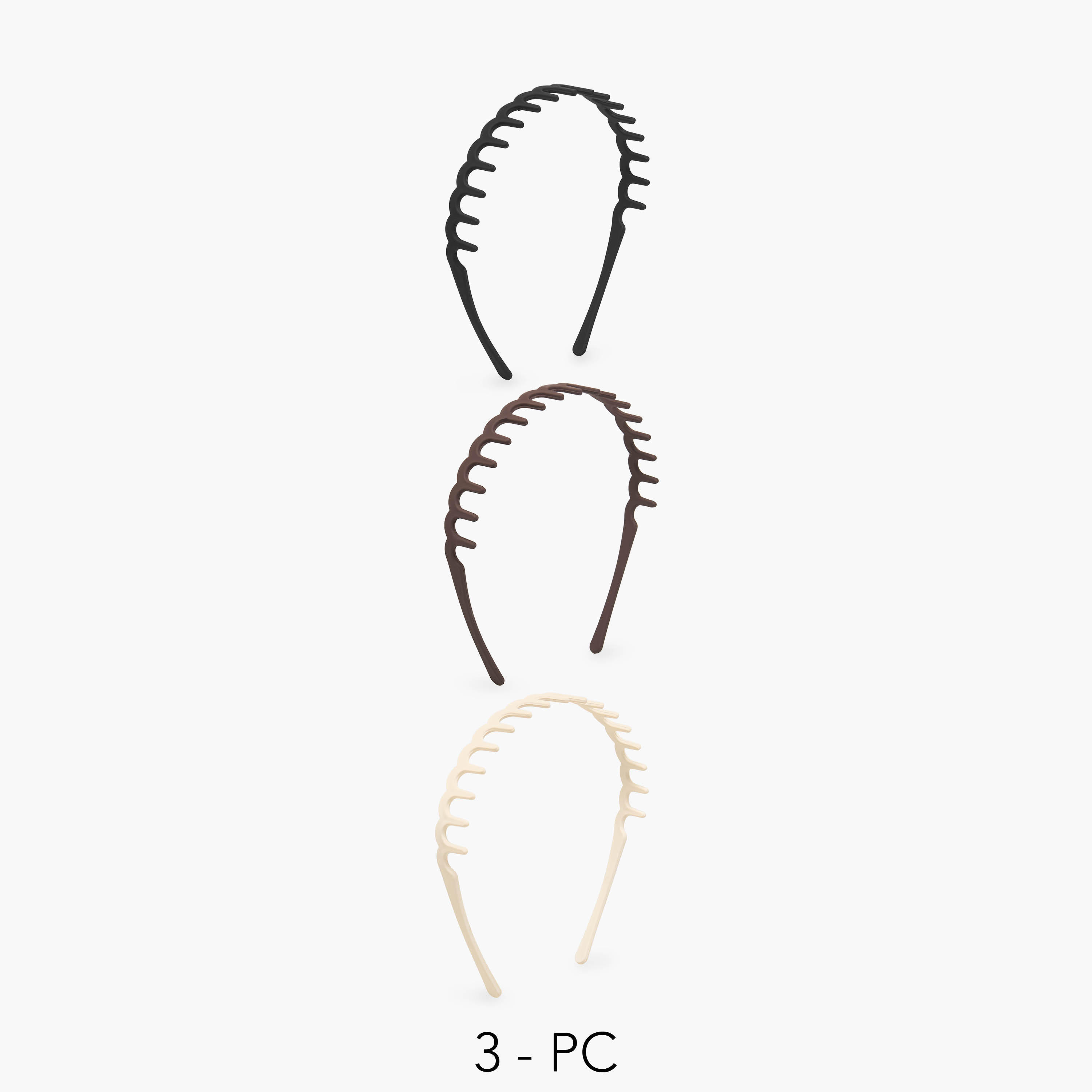 أطواق شعر مشك من جلو - عبوة 3 قطع-women-hairaccessories-bands-image-1