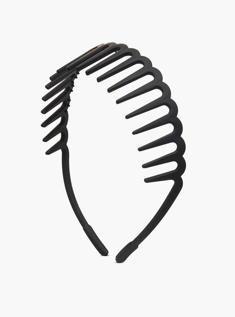 طقم شريطة رأس بأسنان طويلة 3 قطع من جلو-women-hairaccessories-bands-image-5