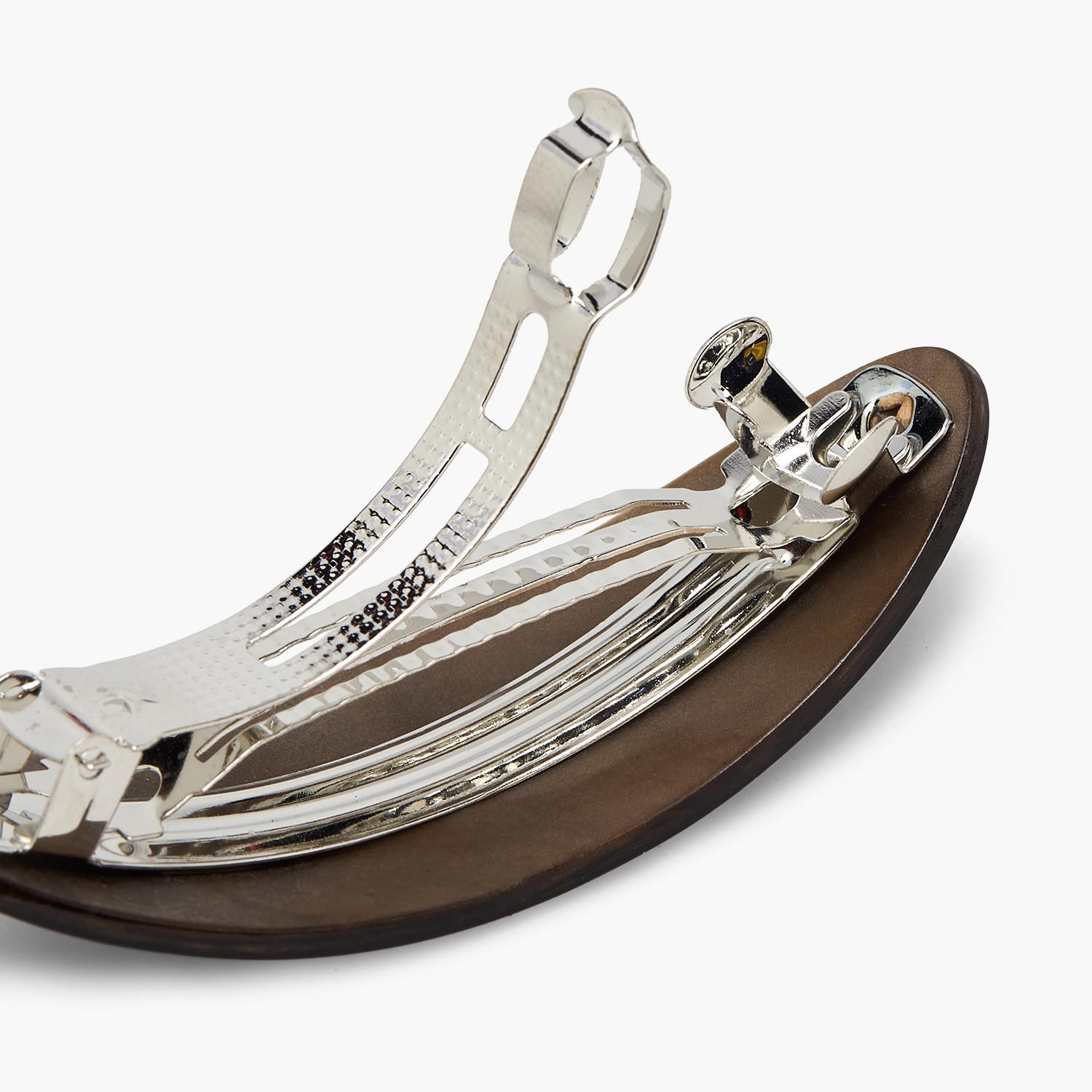 طقم مشابك شعر بيضاوي بلمسة لامعة - طقم من قطعتين من جلو-women-hairaccessories-clamps-image-5