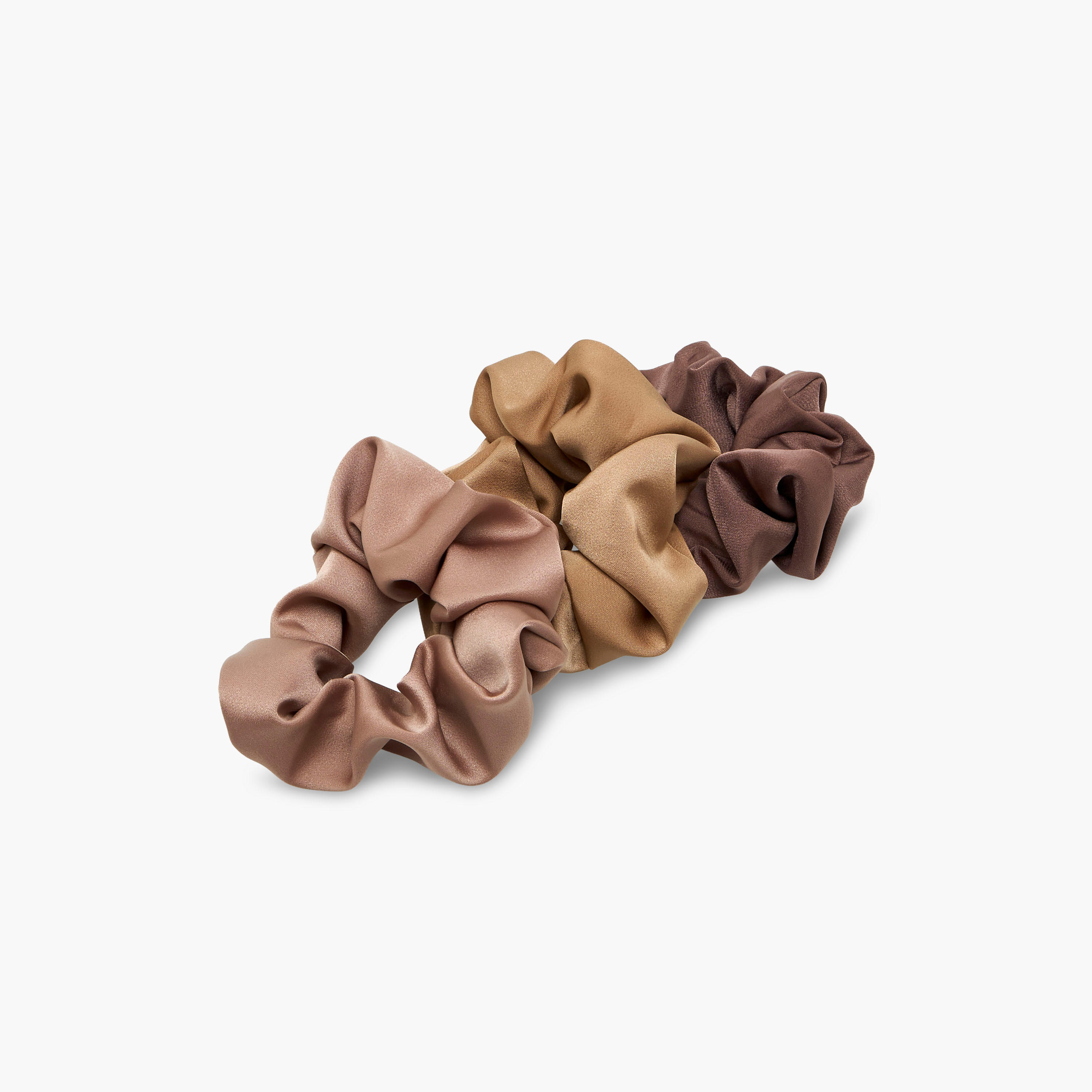 طقم ربطات شعر ستان 3 قطع من جلو-women-hairaccessories-scrunchies-image-2