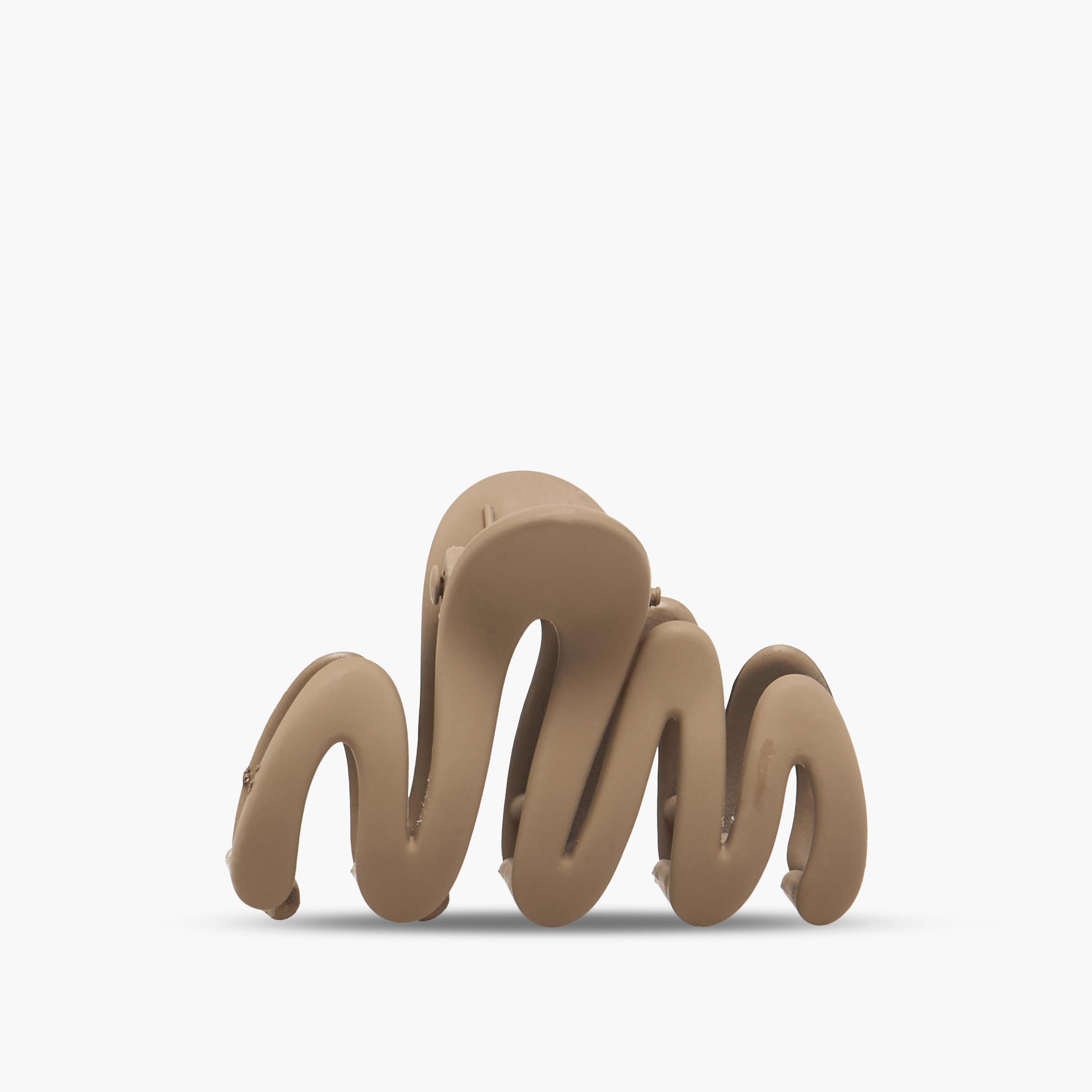 مشابك شعر مموجة بلمسة مطفية من جلو - طقم 4 قطع-women-hairaccessories-clamps-image-3