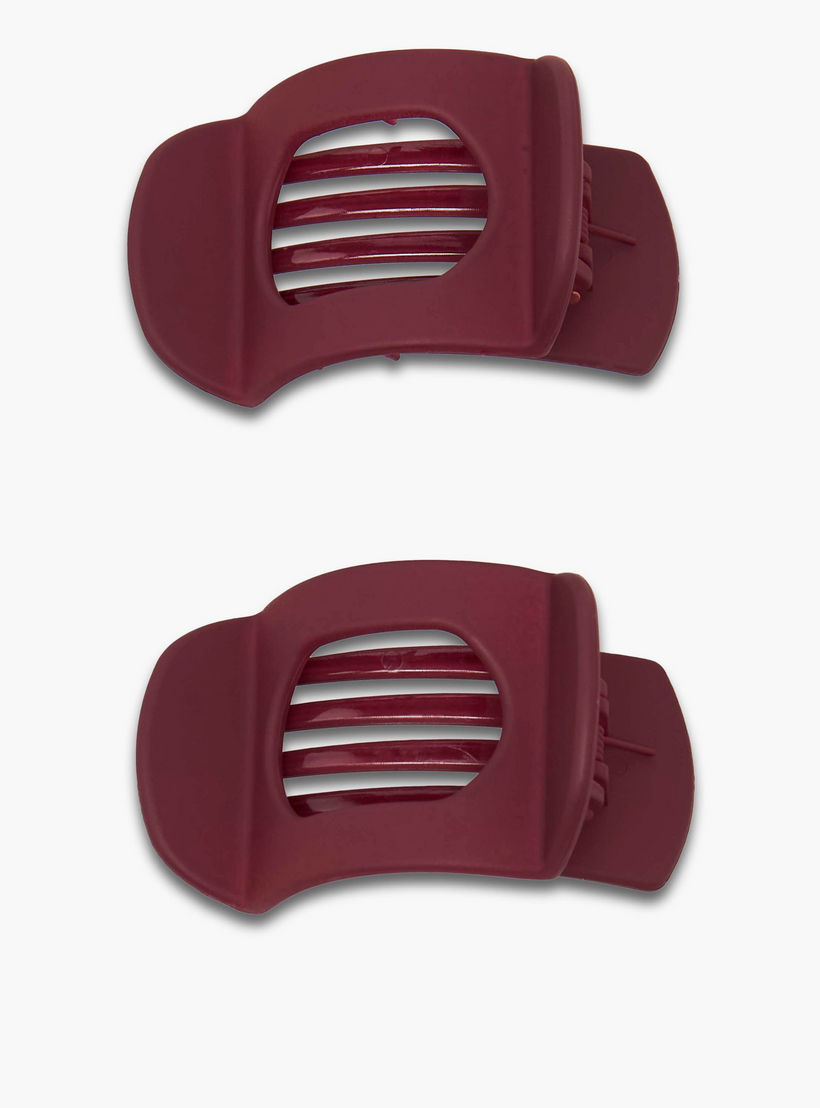 مشابك شعر منحنية ومفرغة من جلو - عبوة 4 قطع-women-hairaccessories-clamps-image-3