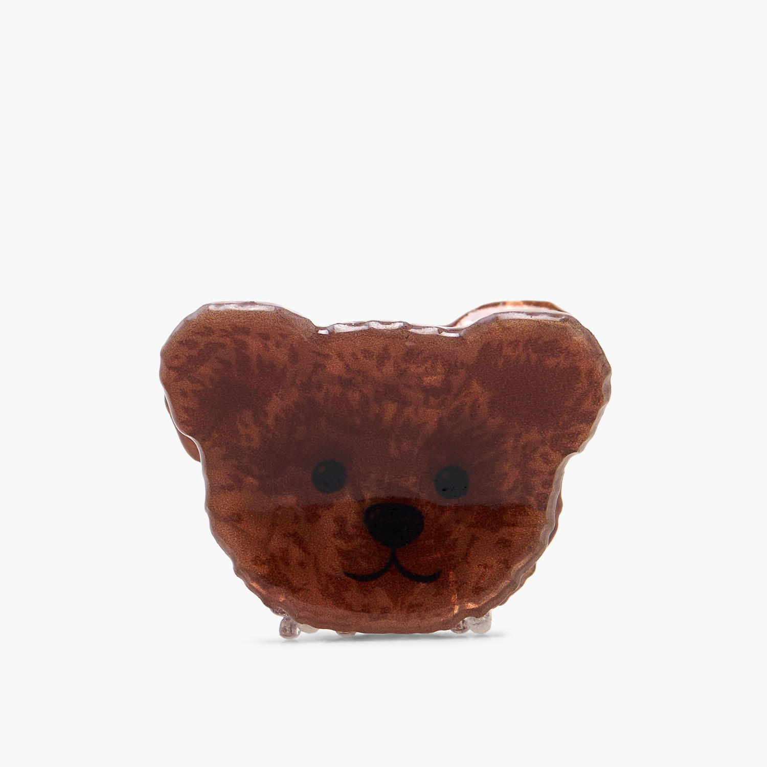 Gloo Pack of 4 Bear Hair Clamp with Textured Finish-women-hairaccessories-clamps-image-3