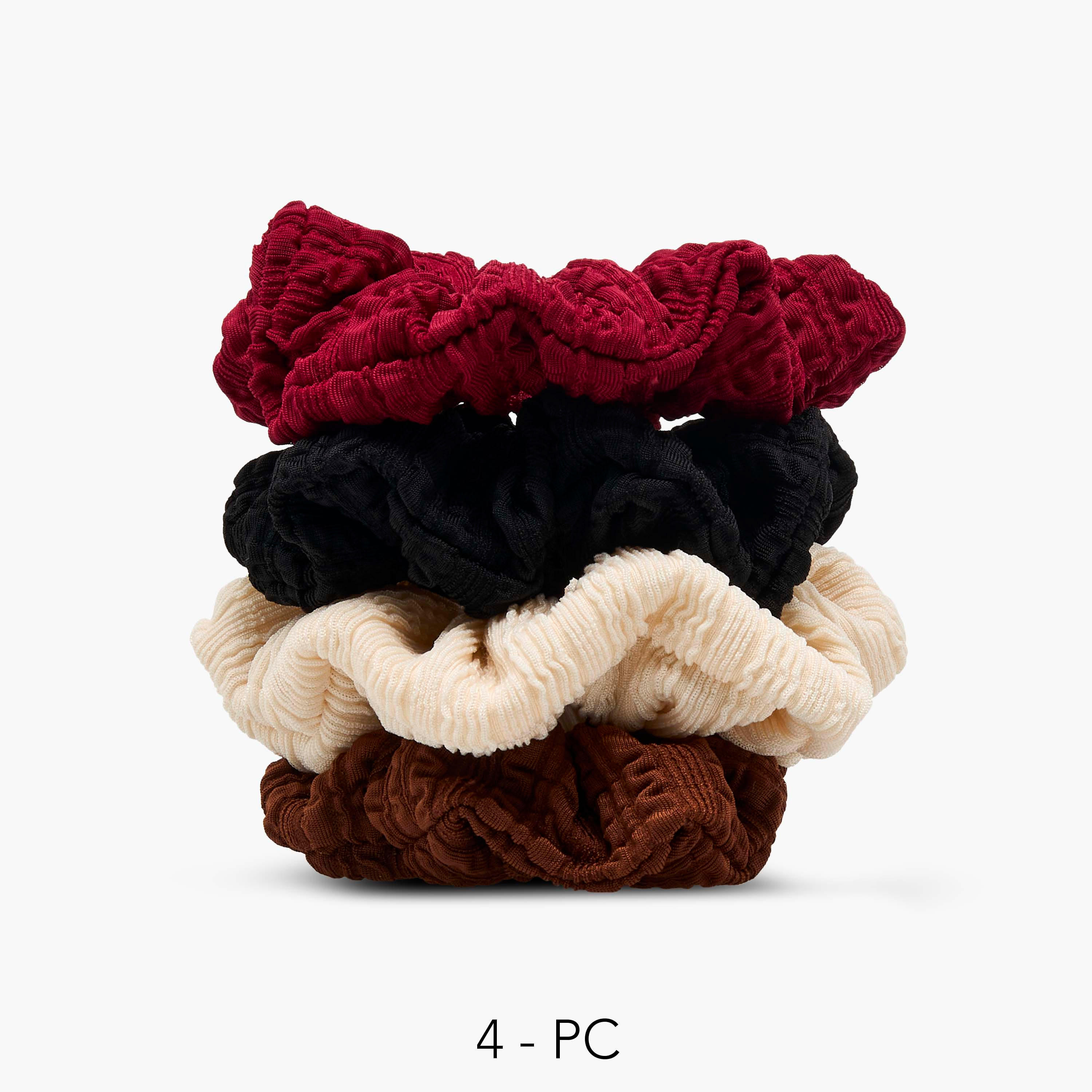 مجموعة ربطات شعر 4 قطع من جلو-women-hairaccessories-scrunchies-image-1