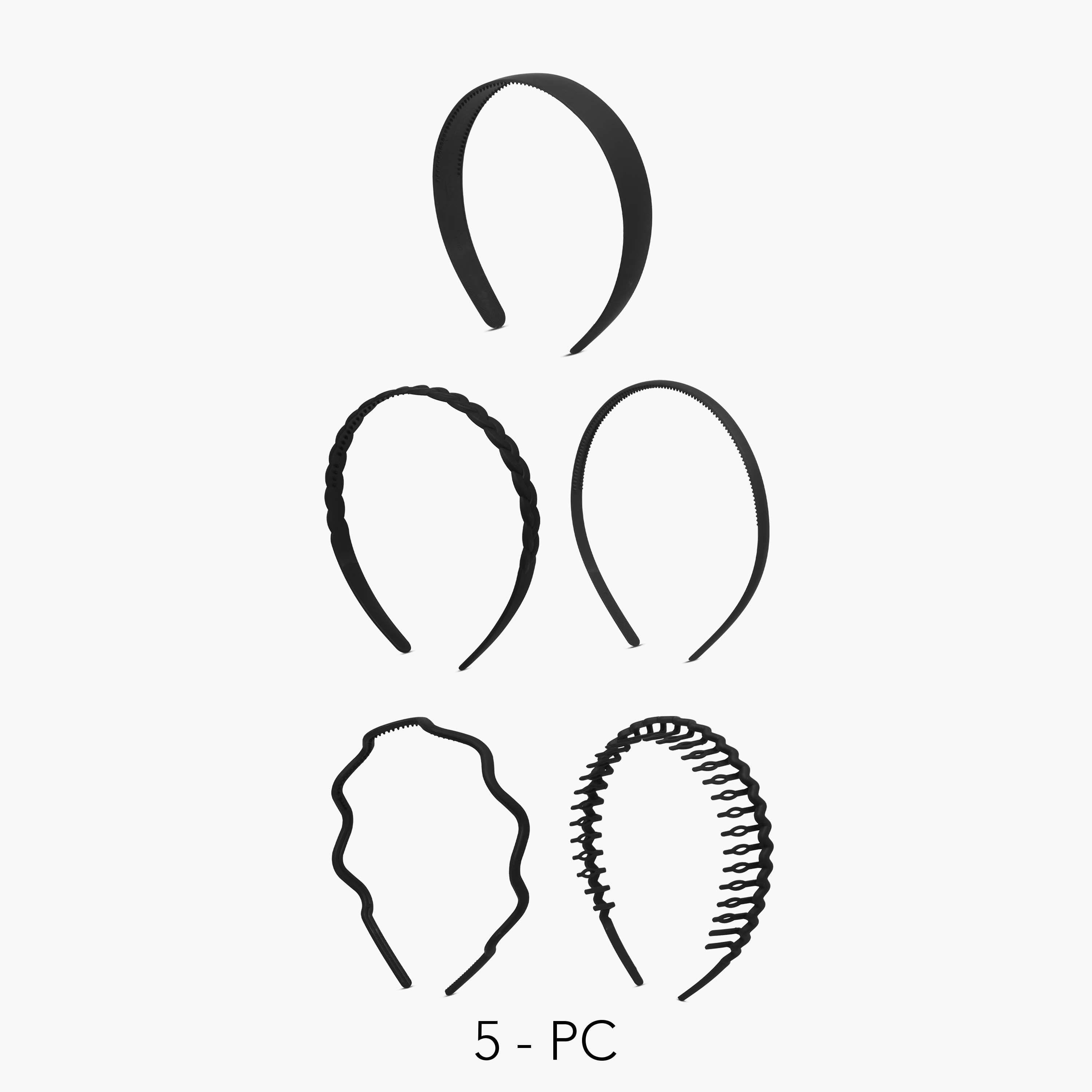 أطواق شعر متنوعة من جلو - عبوة 5 قطع-women-hairaccessories-bands-image-1
