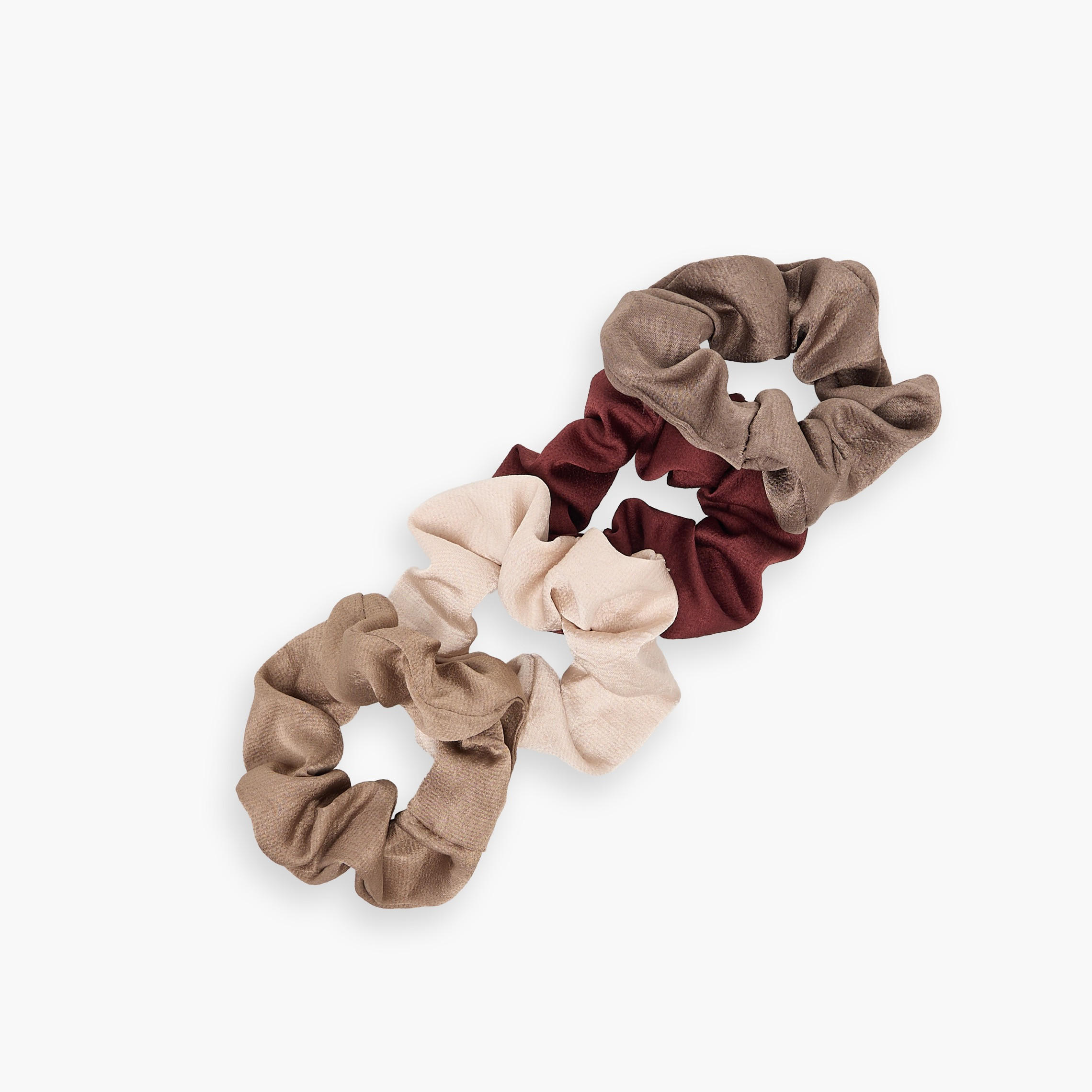 طقم من 4 أربطة شعر ساتان من جلو-women-hairaccessories-scrunchies-image-2