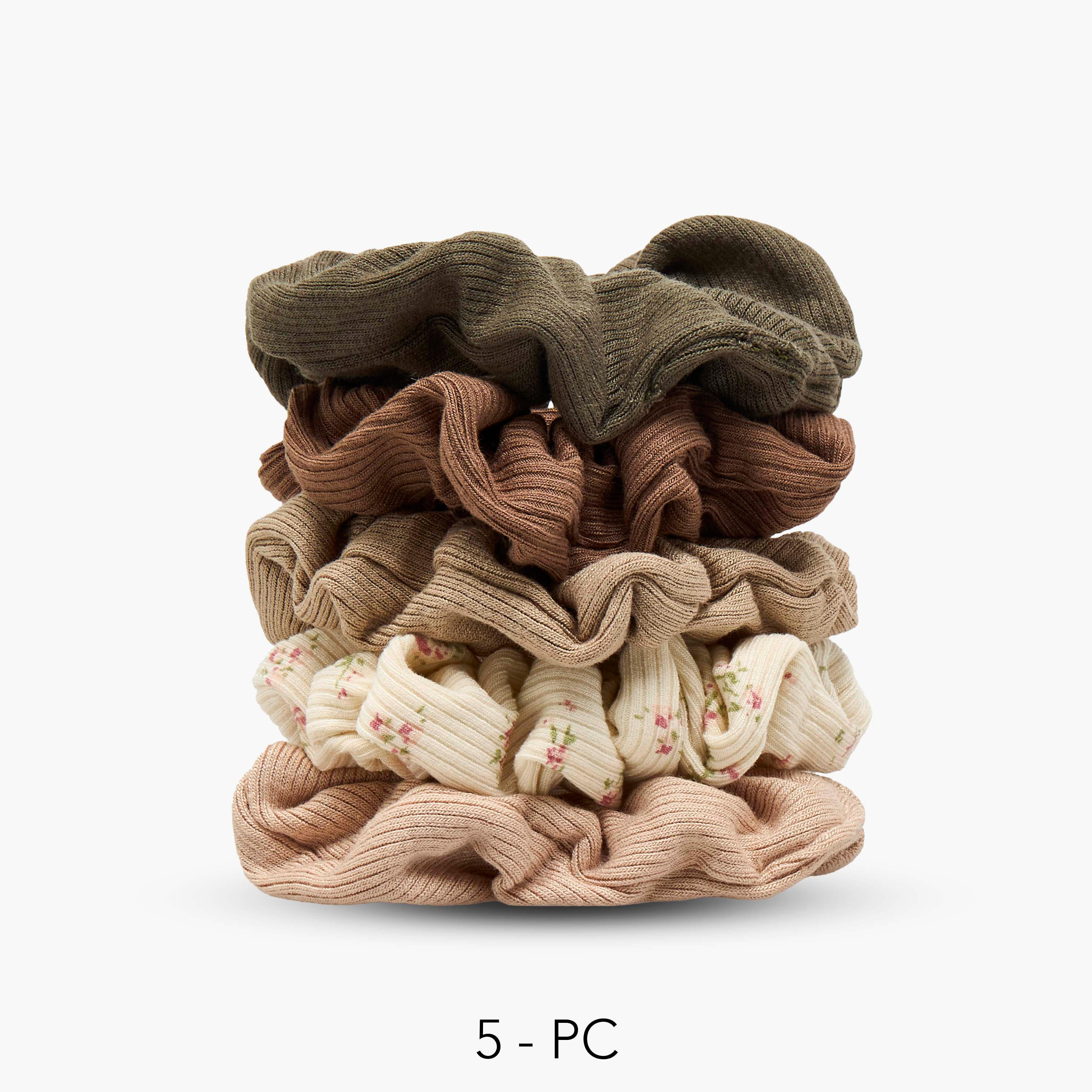 طقم ربطات شعر 5 قطع من جلو-women-hairaccessories-scrunchies-image-1