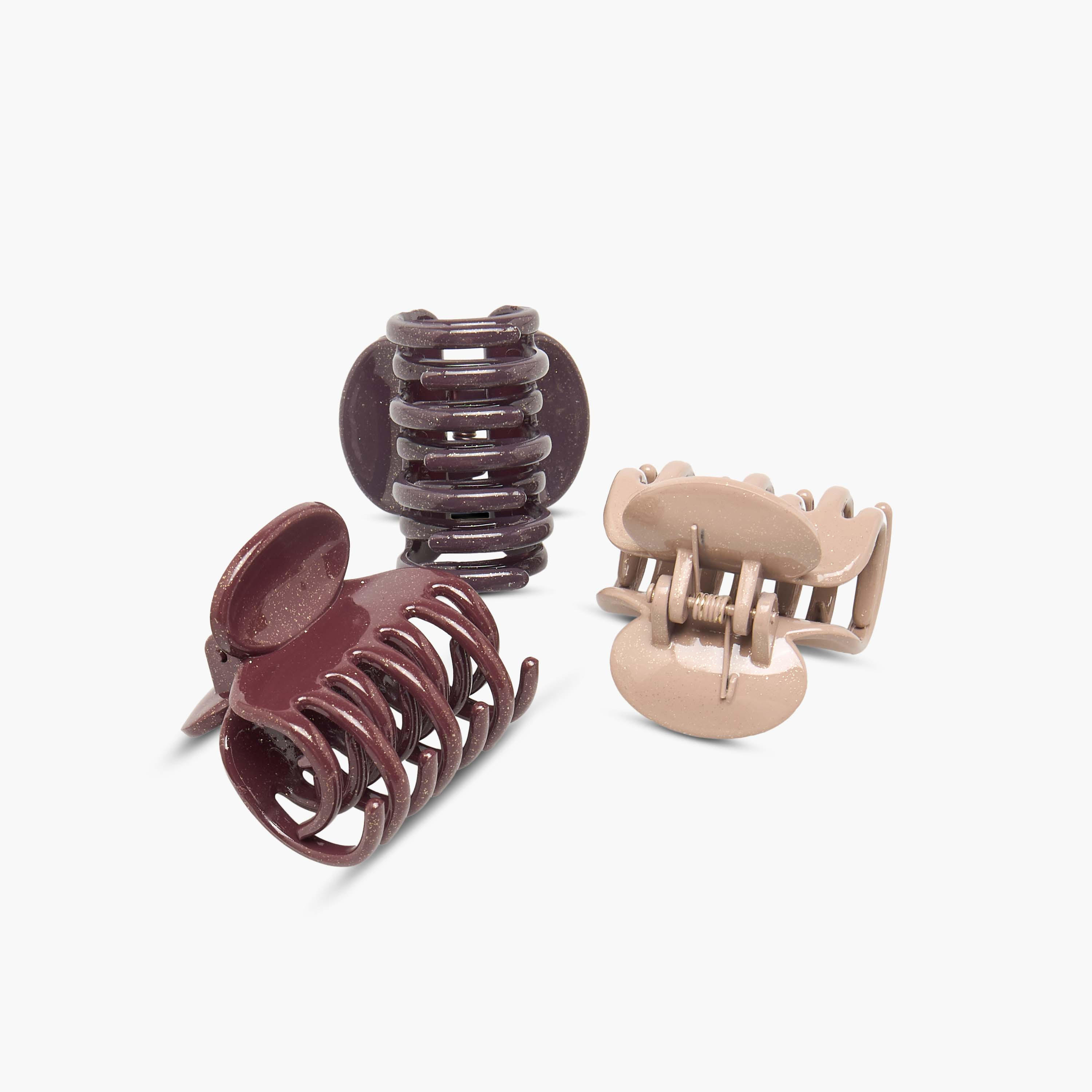 Gloo Pack of 6 Curved Hair Clamp with Matte Finish-women-hairaccessories-clamps-image-9