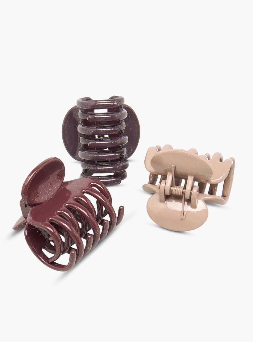 Gloo Pack of 6 Curved Hair Clamp with Matte Finish-women-hairaccessories-clamps-image-9