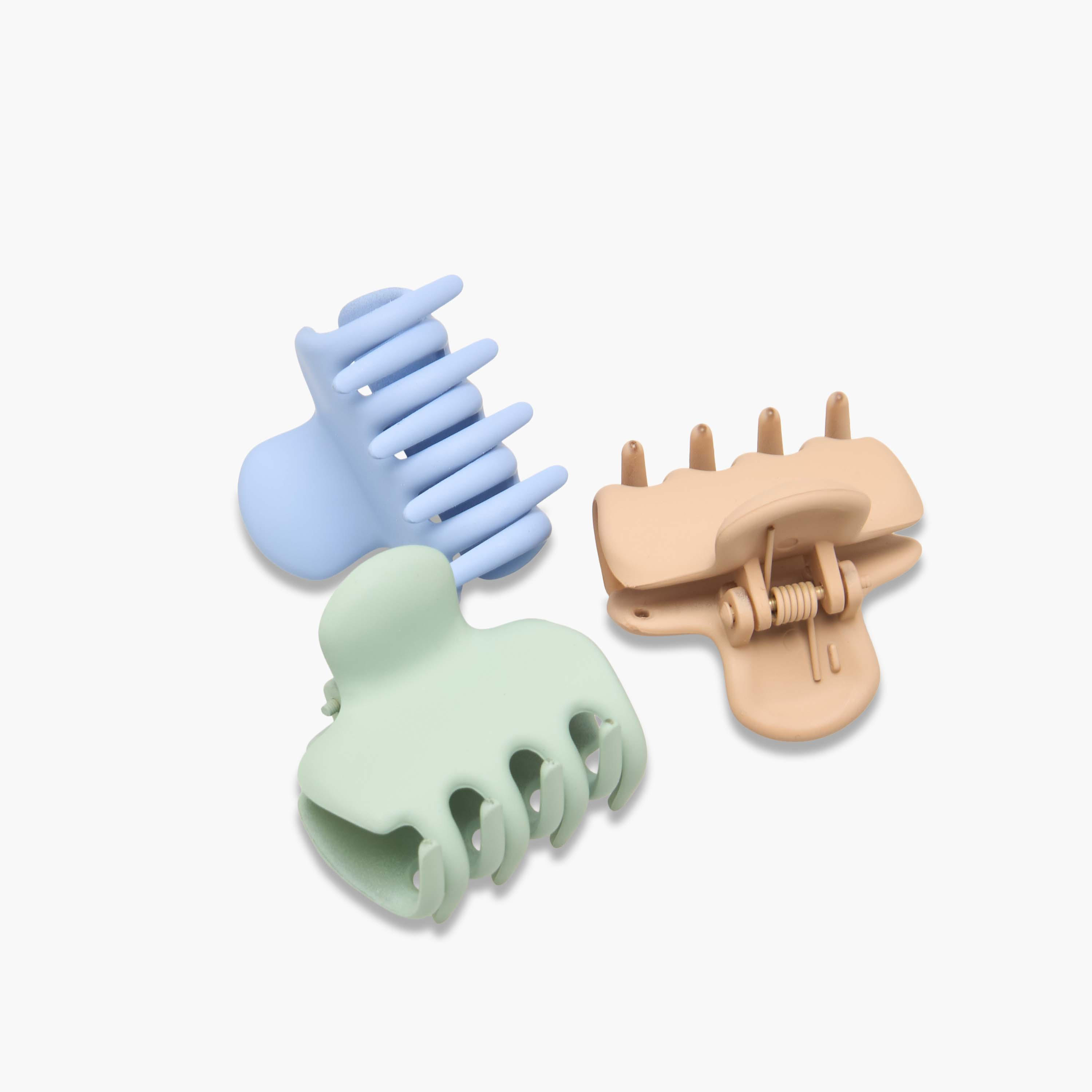 Gloo Pack of 6 Curved Hair Clamp with Matte Finish-women-hairaccessories-clamps-image-9