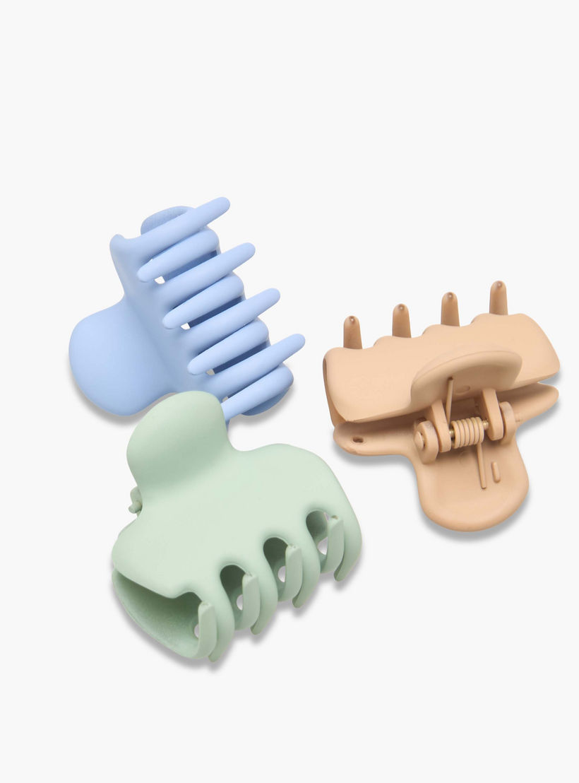Gloo Pack of 6 Curved Hair Clamp with Matte Finish-women-hairaccessories-clamps-image-9