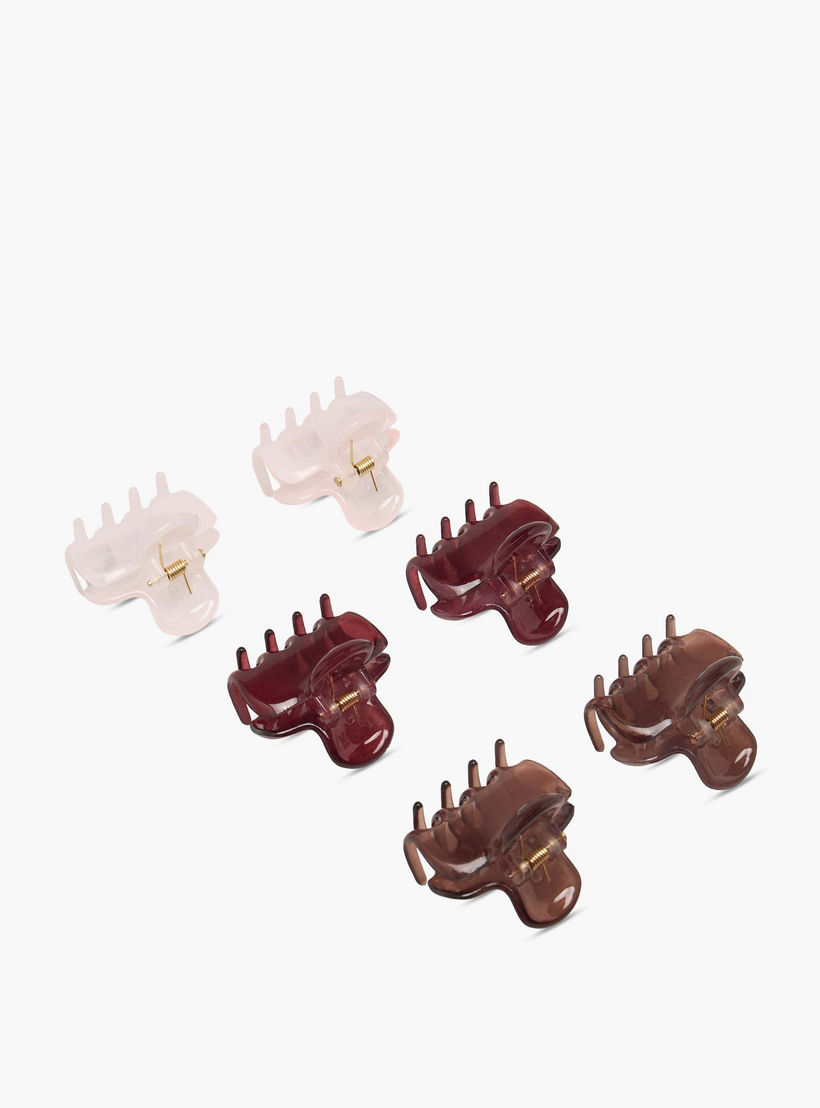 Gloo Pack of 6 Curved Hair Clamp with Matte Finish-women-hairaccessories-clamps-image-8
