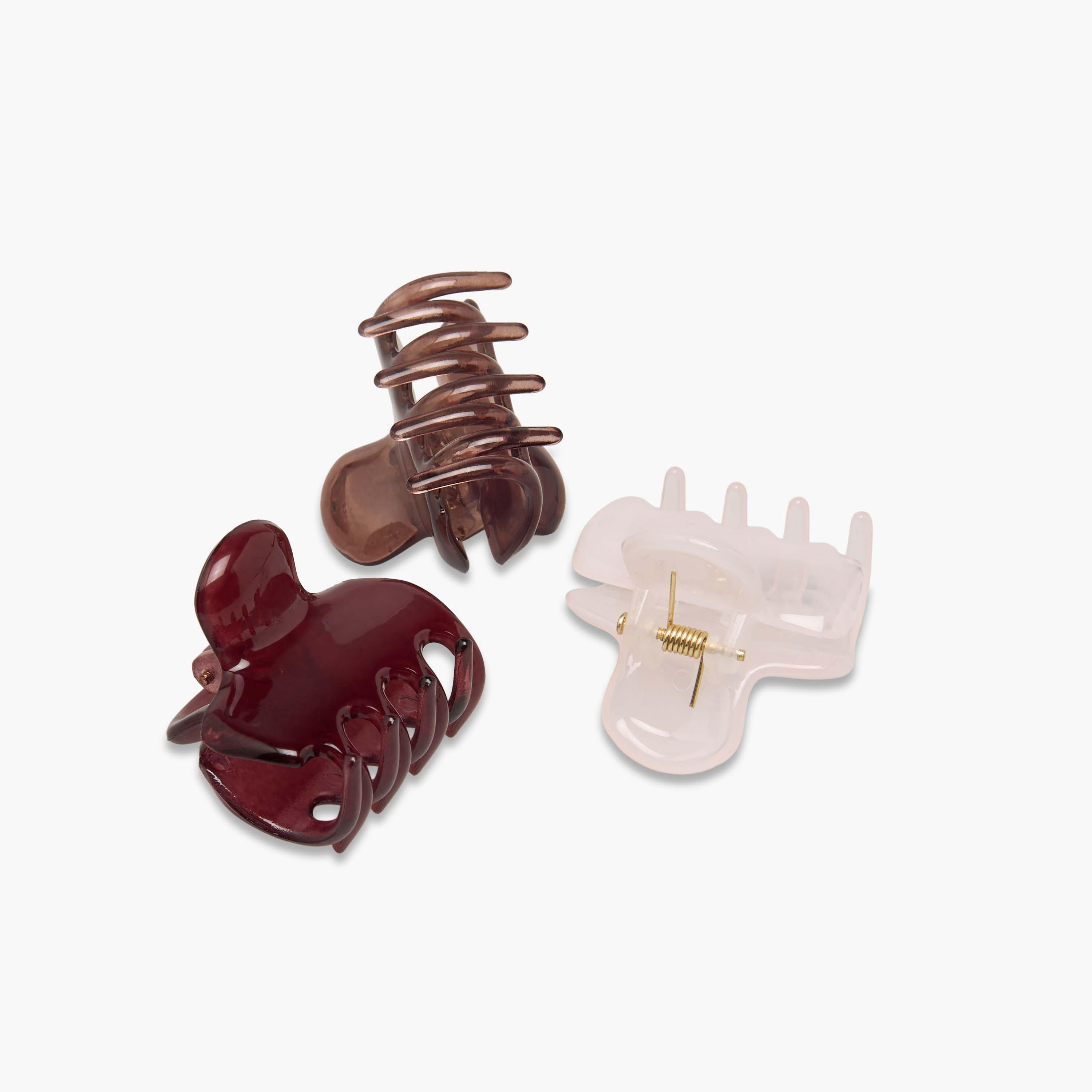 Gloo Pack of 6 Curved Hair Clamp with Matte Finish-women-hairaccessories-clamps-image-9