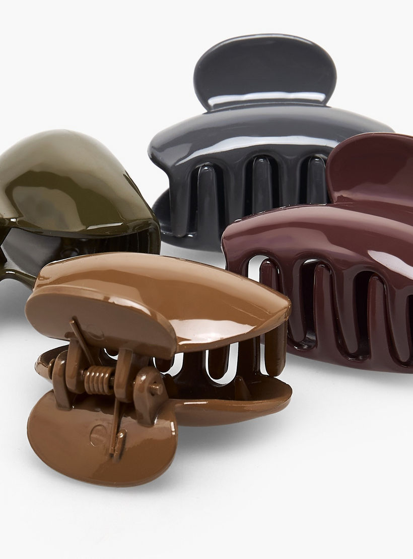 Gloo Pack of 6 Curved Hair Clamp with Matte Finish-women-hairaccessories-clamps-image-9