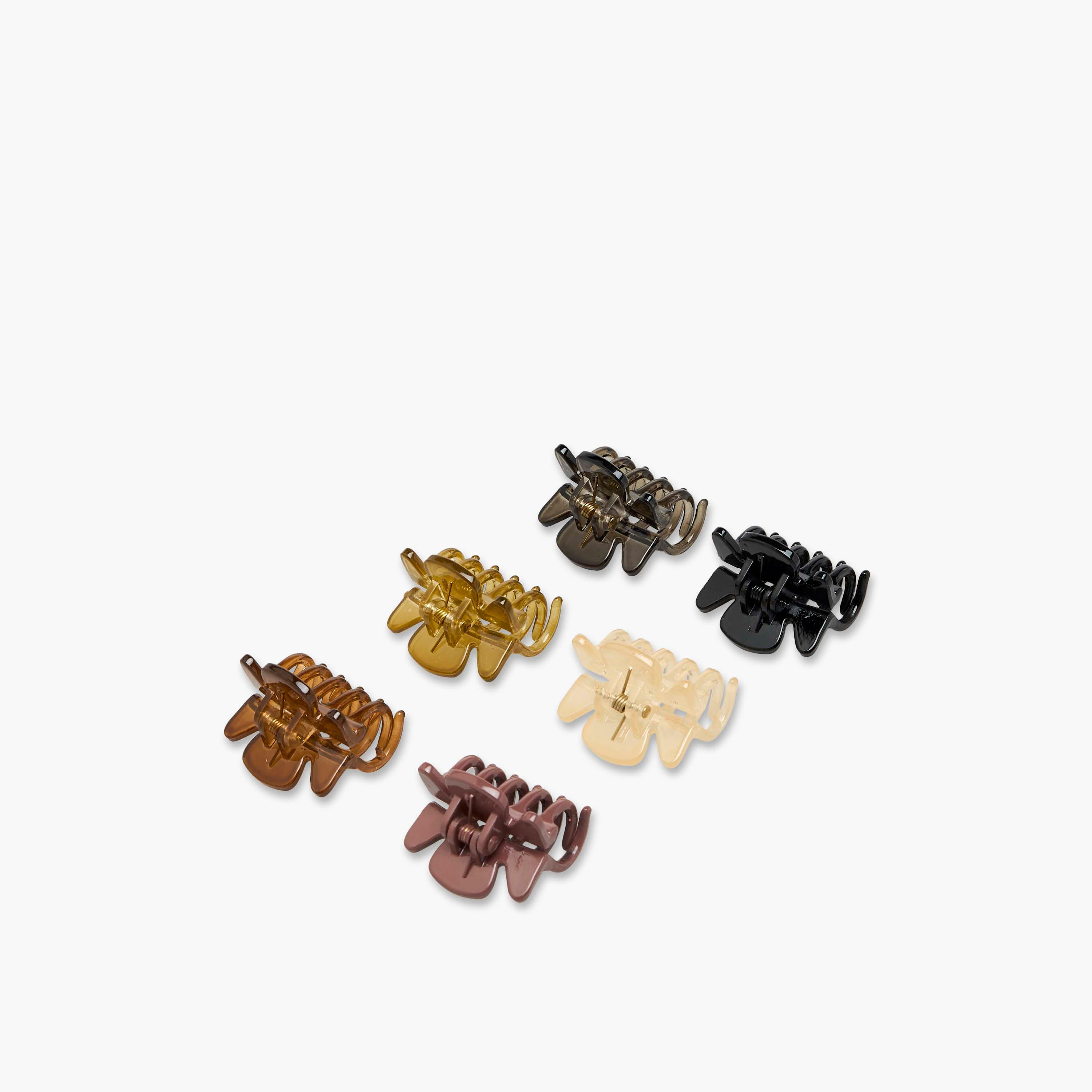 Gloo Pack of 6 Hair Clamp with Transparent Design-women-hairaccessories-clamps-image-8