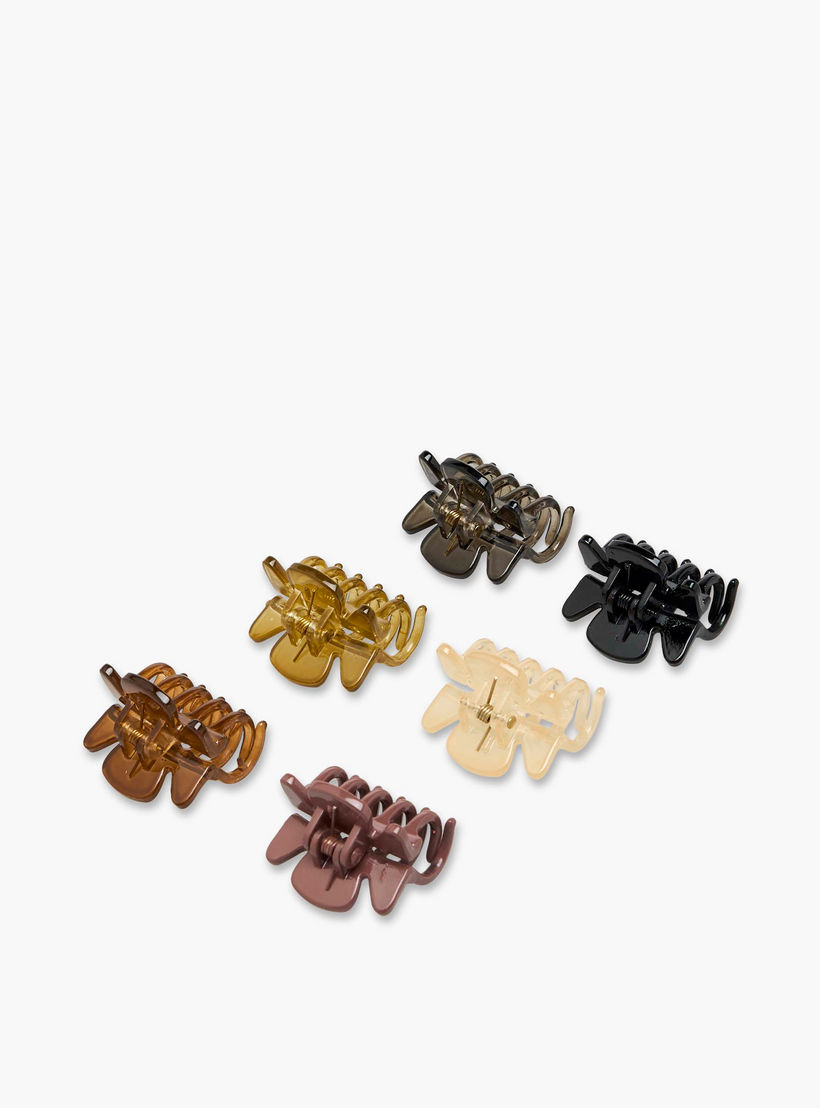 Gloo Pack of 6 Hair Clamp with Transparent Design-women-hairaccessories-clamps-image-8
