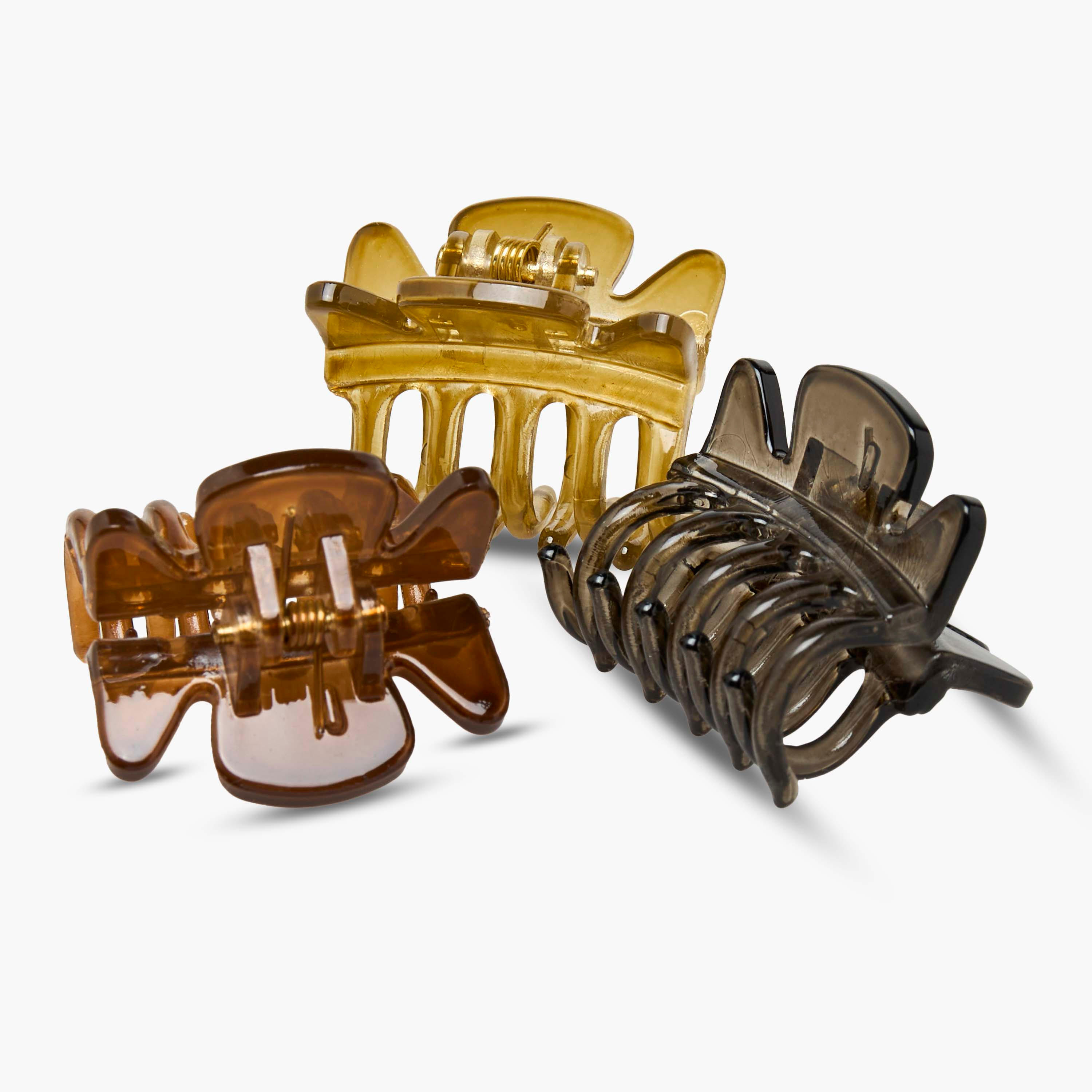 Gloo Pack of 6 Hair Clamp with Transparent Design-women-hairaccessories-clamps-image-9