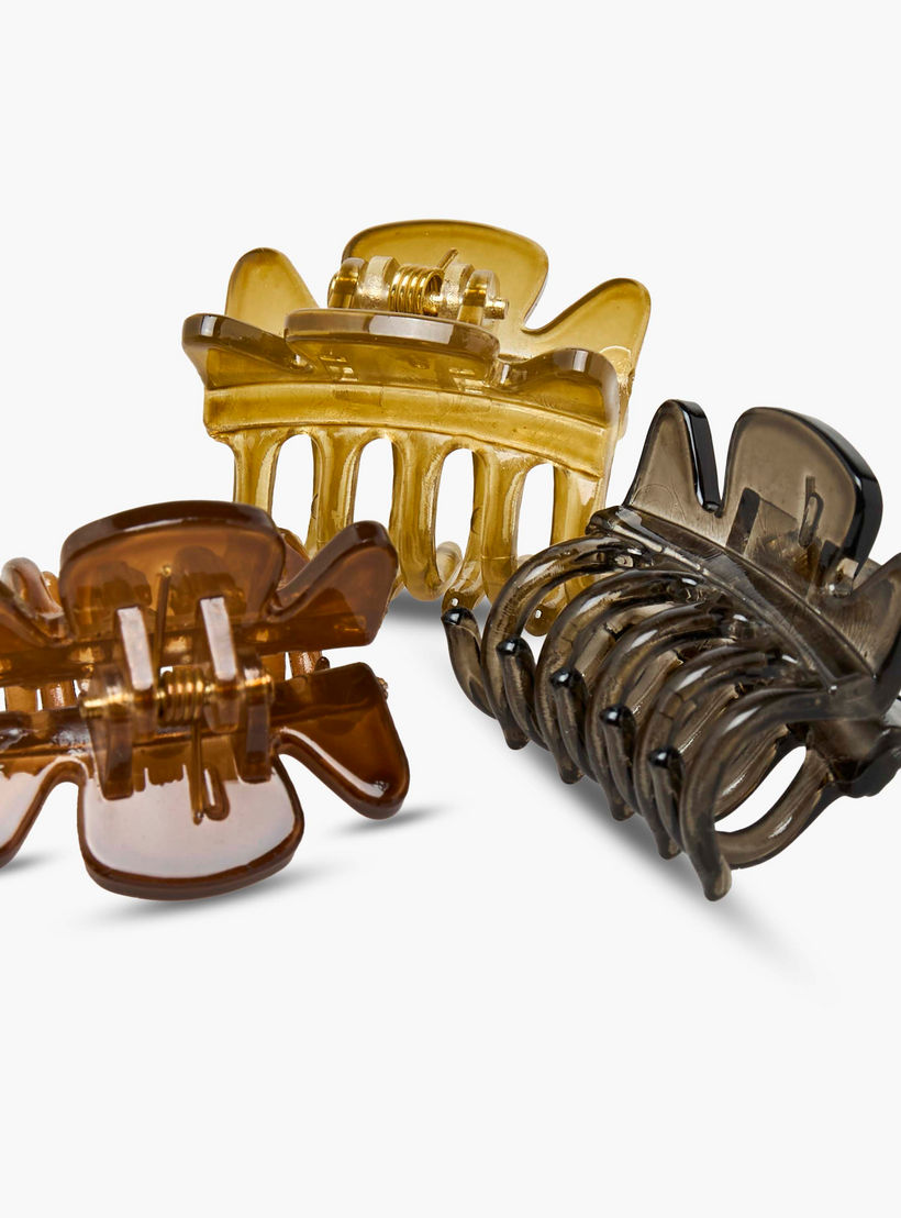 Gloo Pack of 6 Hair Clamp with Transparent Design-women-hairaccessories-clamps-image-9