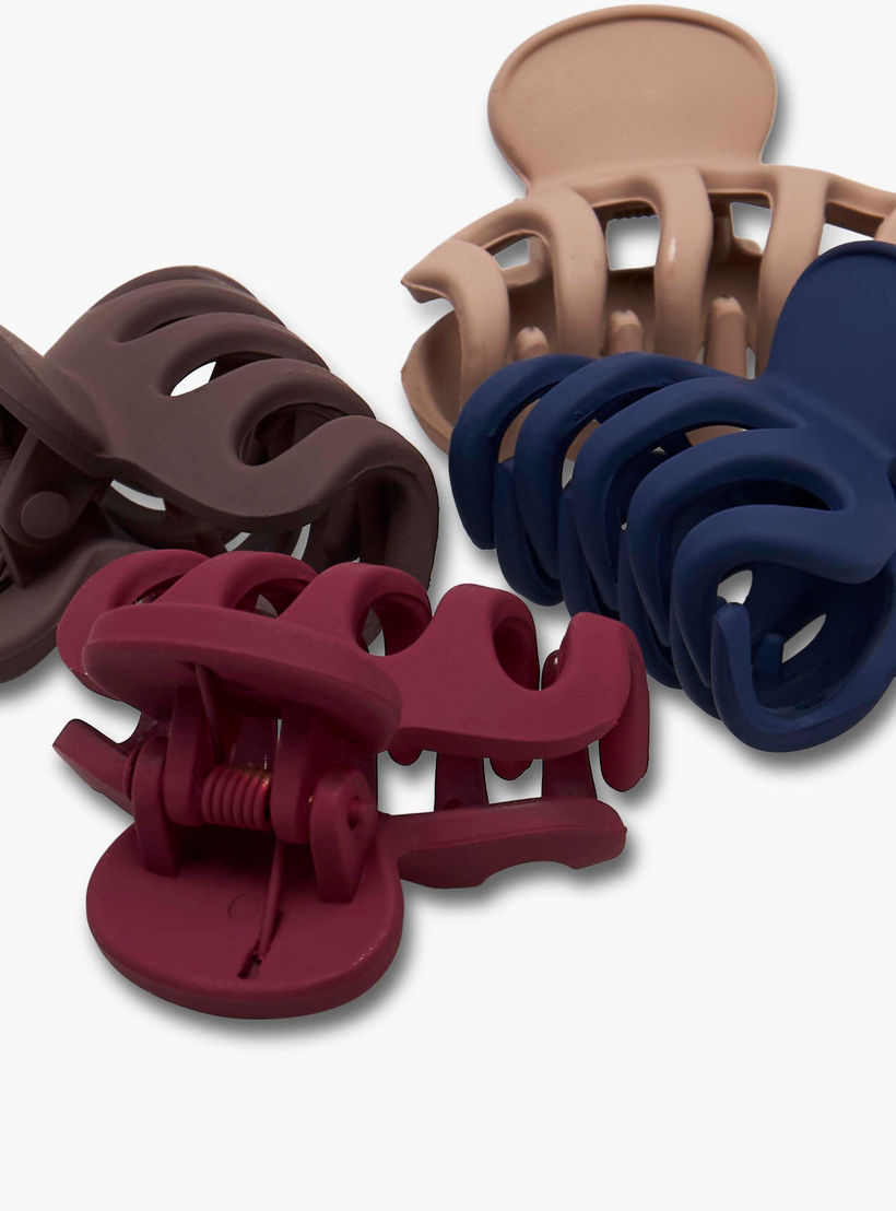 Gloo Pack of 6 Curved Hair Clamp with Slotted Design-women-hairaccessories-clamps-image-9