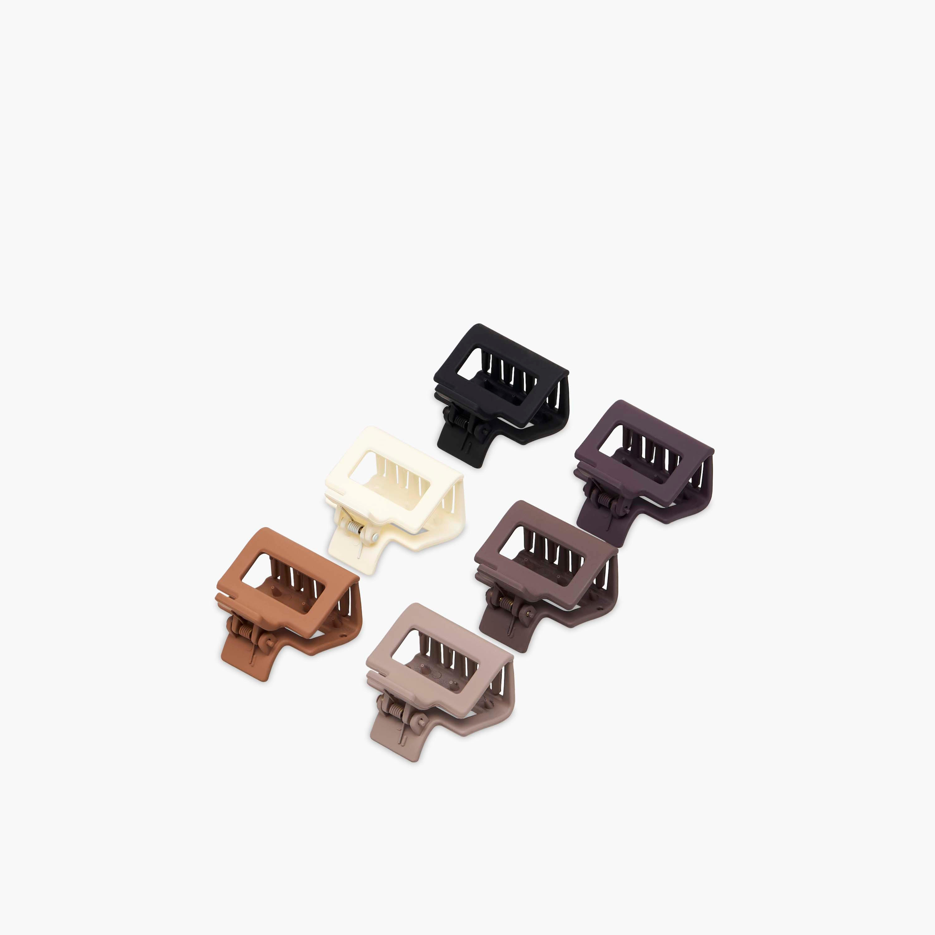 Gloo Pack of 6 Rectangular Shaped Hair Clamps-women-hairaccessories-clamps-image-8