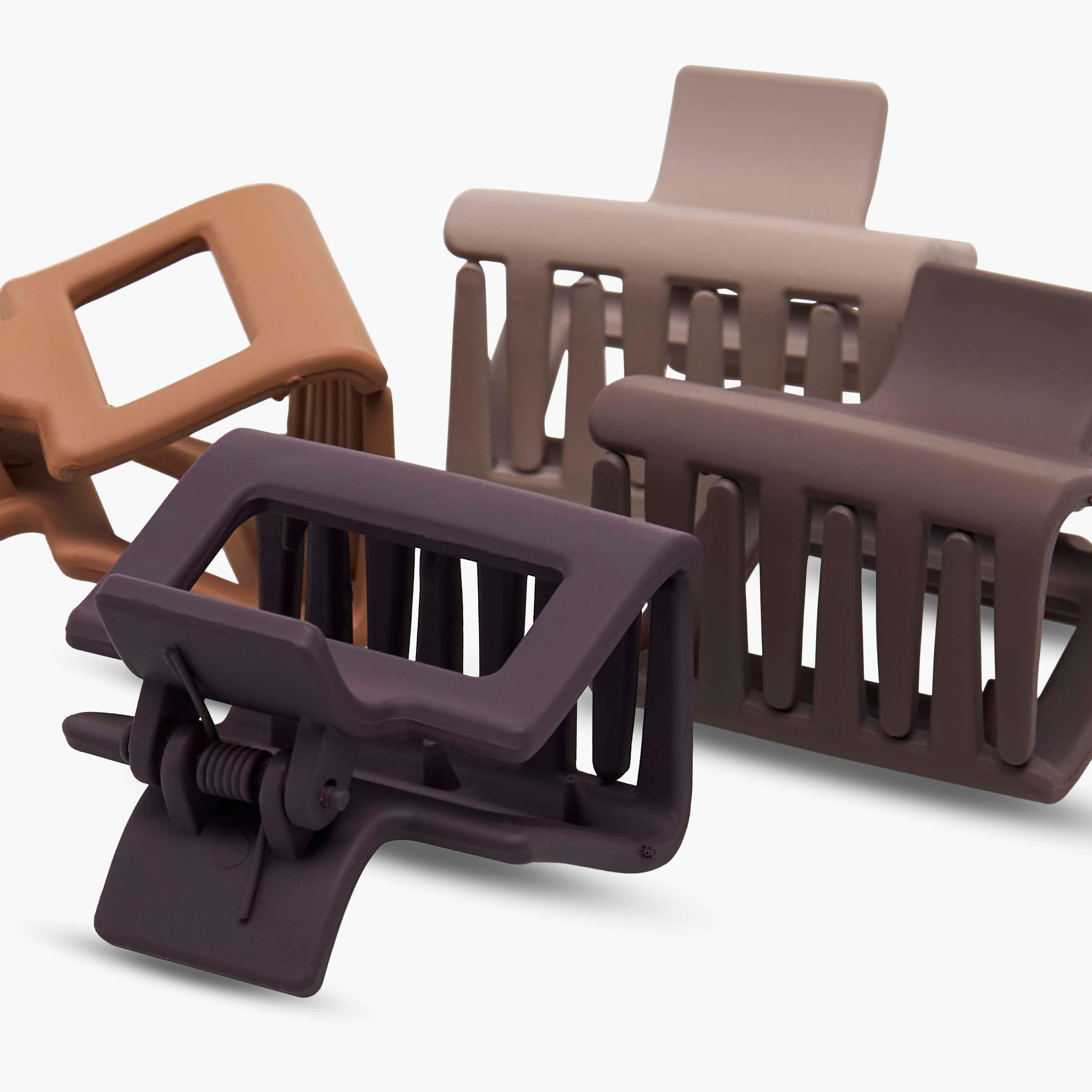 Gloo Pack of 6 Rectangular Shaped Hair Clamps-women-hairaccessories-clamps-image-9