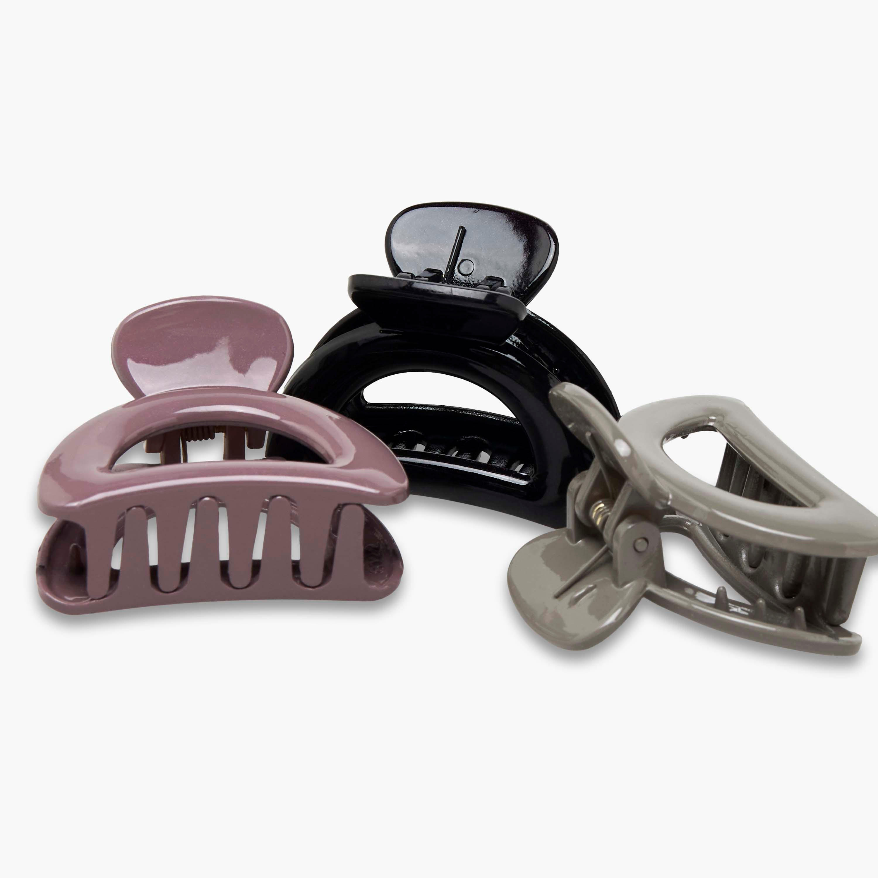 Gloo Pack of 6 Curved Hair Clamp with Cutout Design-women-hairaccessories-clamps-image-9