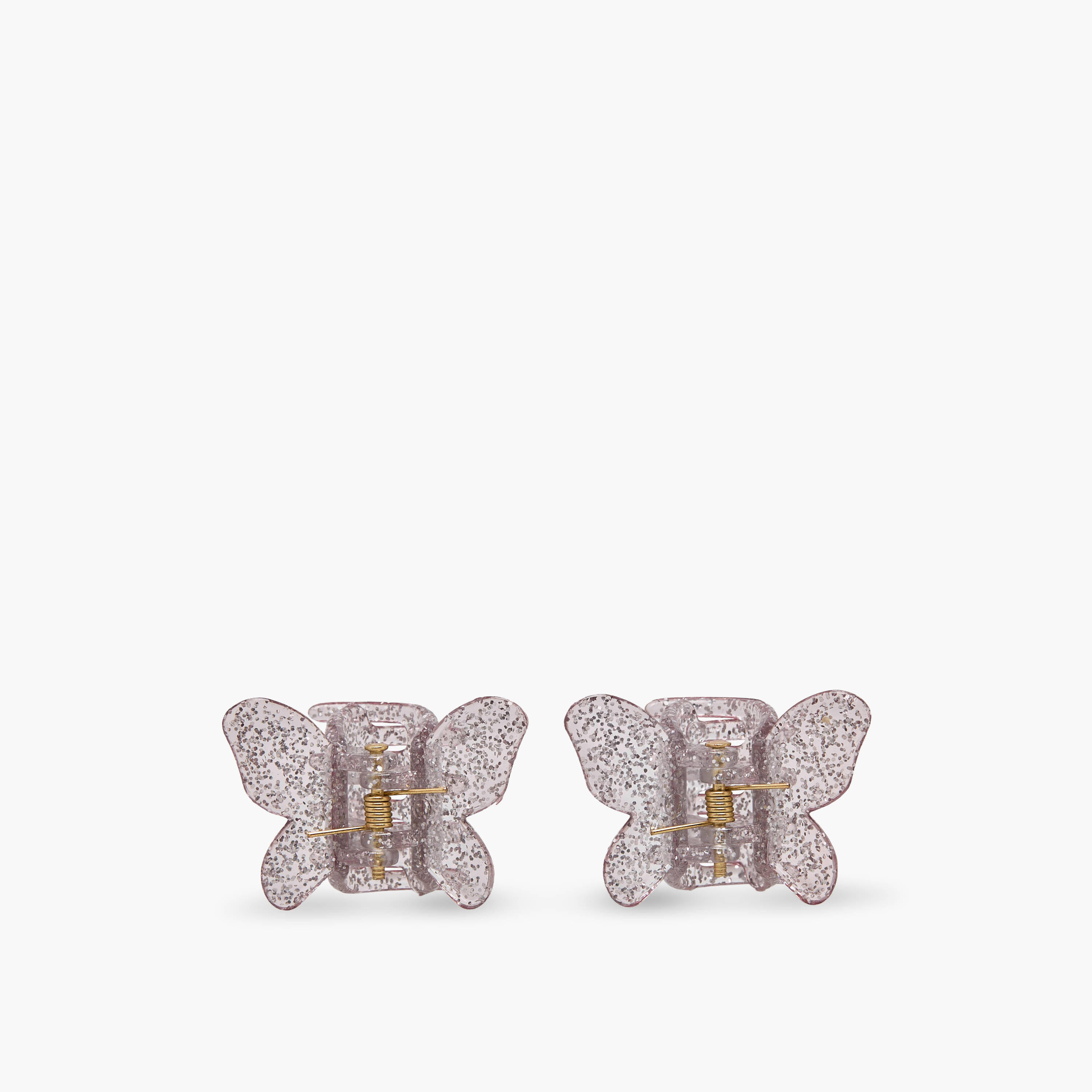 Gloo Pack of 6 Butterfly Hair Clamp with Glitter Finish-women-hairaccessories-clamps-image-3
