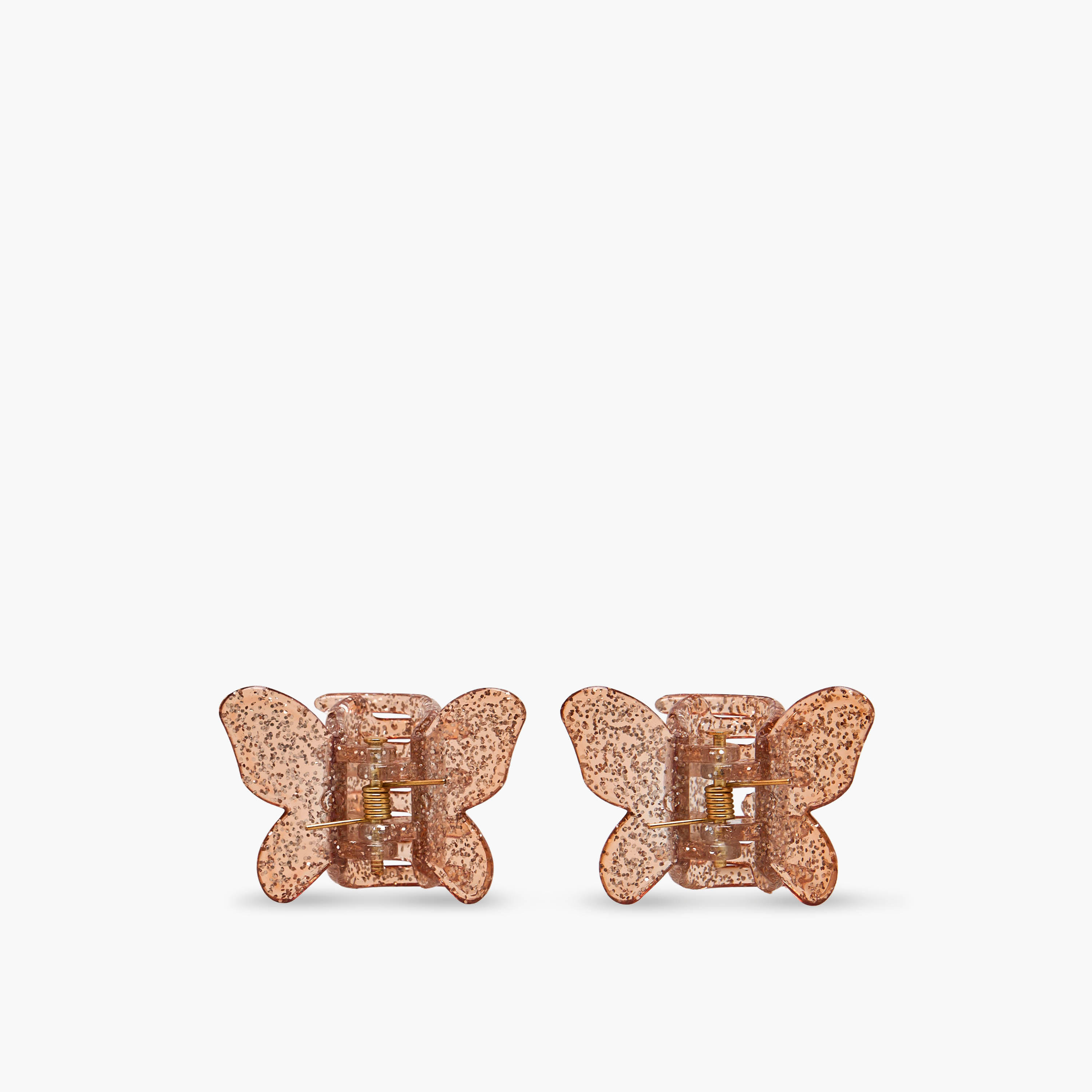 Gloo Pack of 6 Butterfly Hair Clamp with Glitter Finish-women-hairaccessories-clamps-image-4
