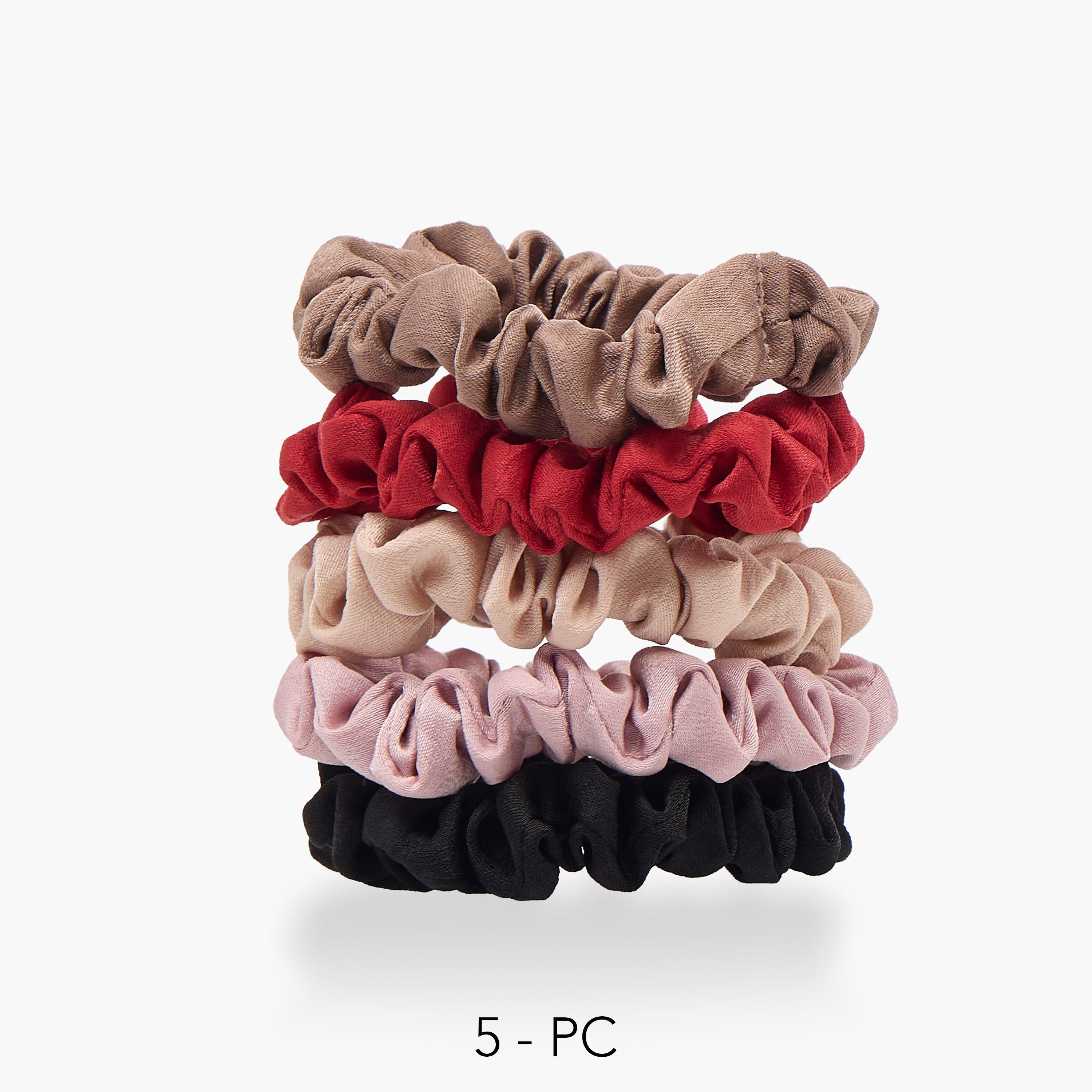 مجموعة ربطات شعر سكرنشي عدد 5 من جلو-women-hairaccessories-scrunchies-image-1