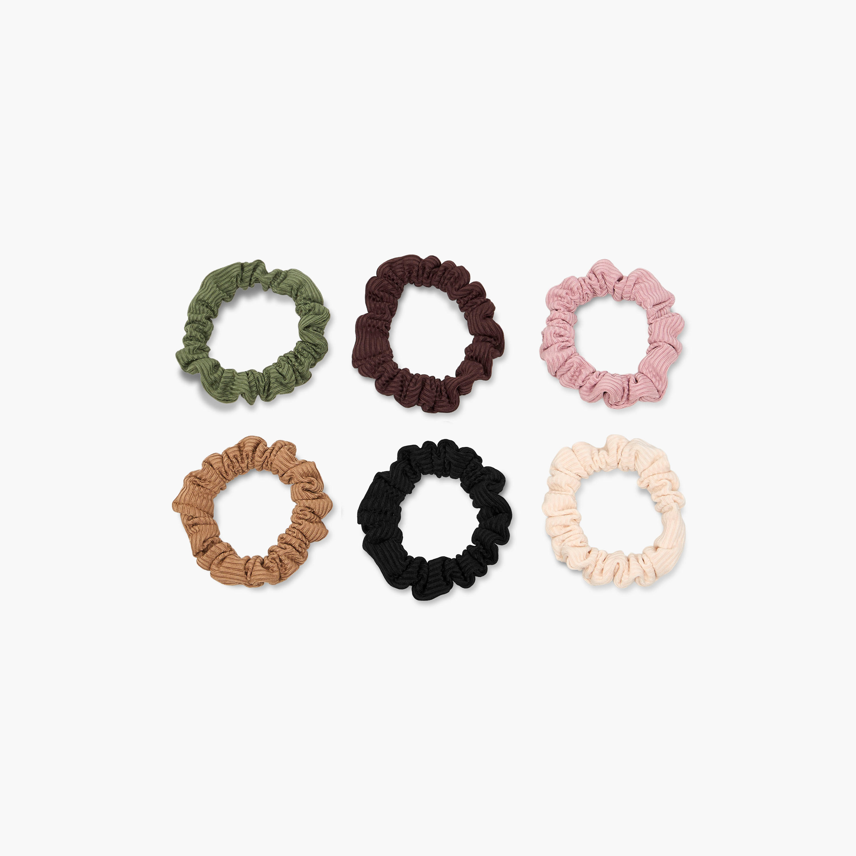 Gloo Pack of 6 Hair Scrunchie-women-hairaccessories-scrunchies-image-4