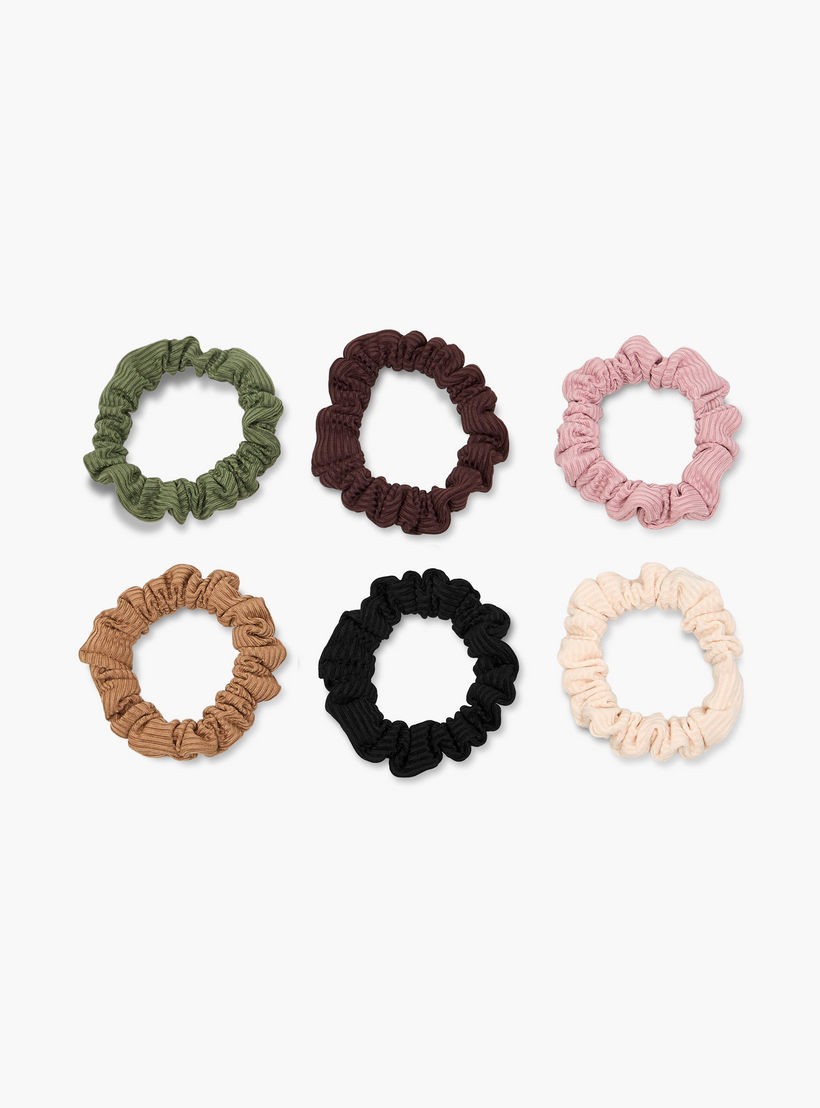 Gloo Pack of 6 Hair Scrunchie-women-hairaccessories-scrunchies-image-4