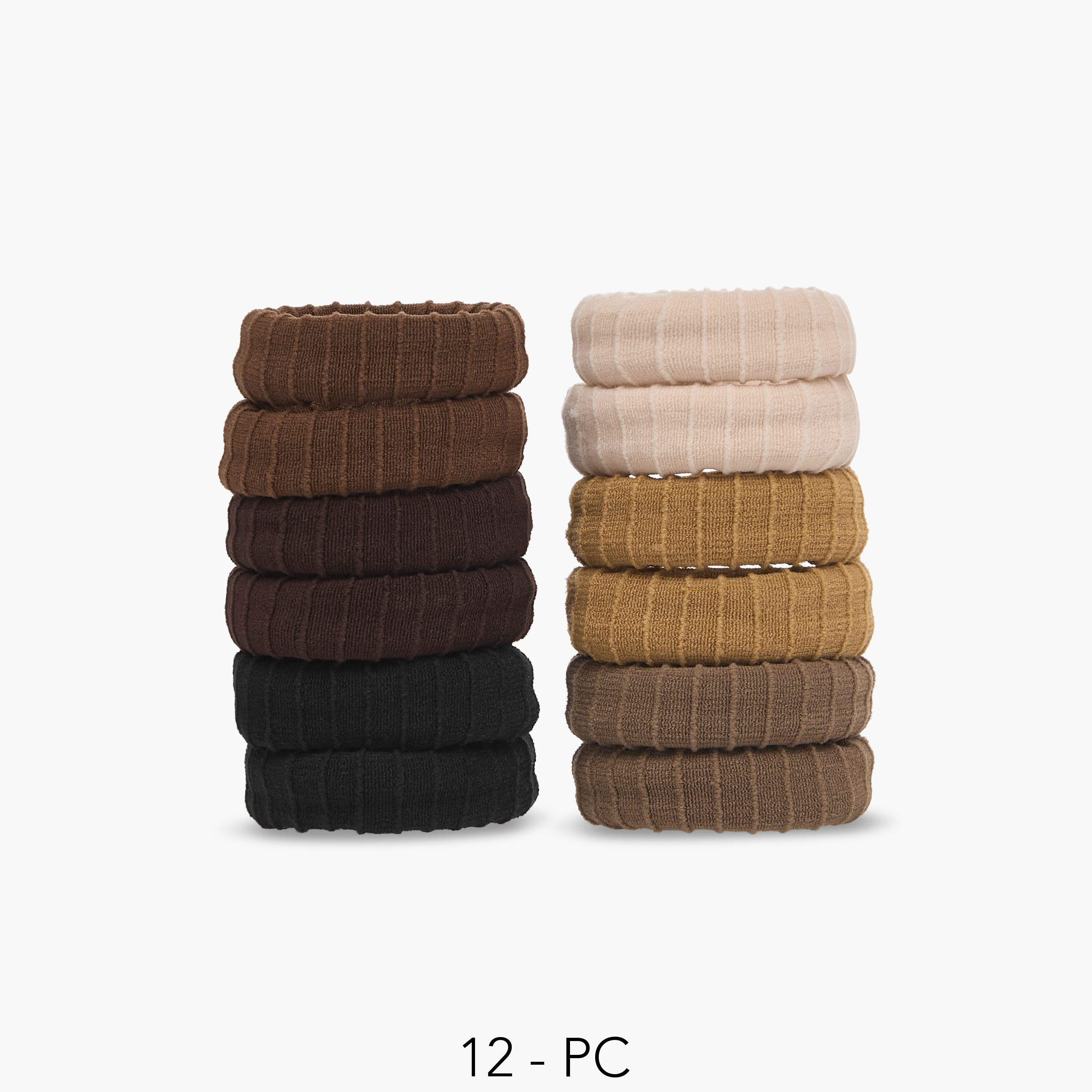 طقم ربطات شعر مطاطية 12 قطعة-women-hairaccessories-scrunchies-image-1