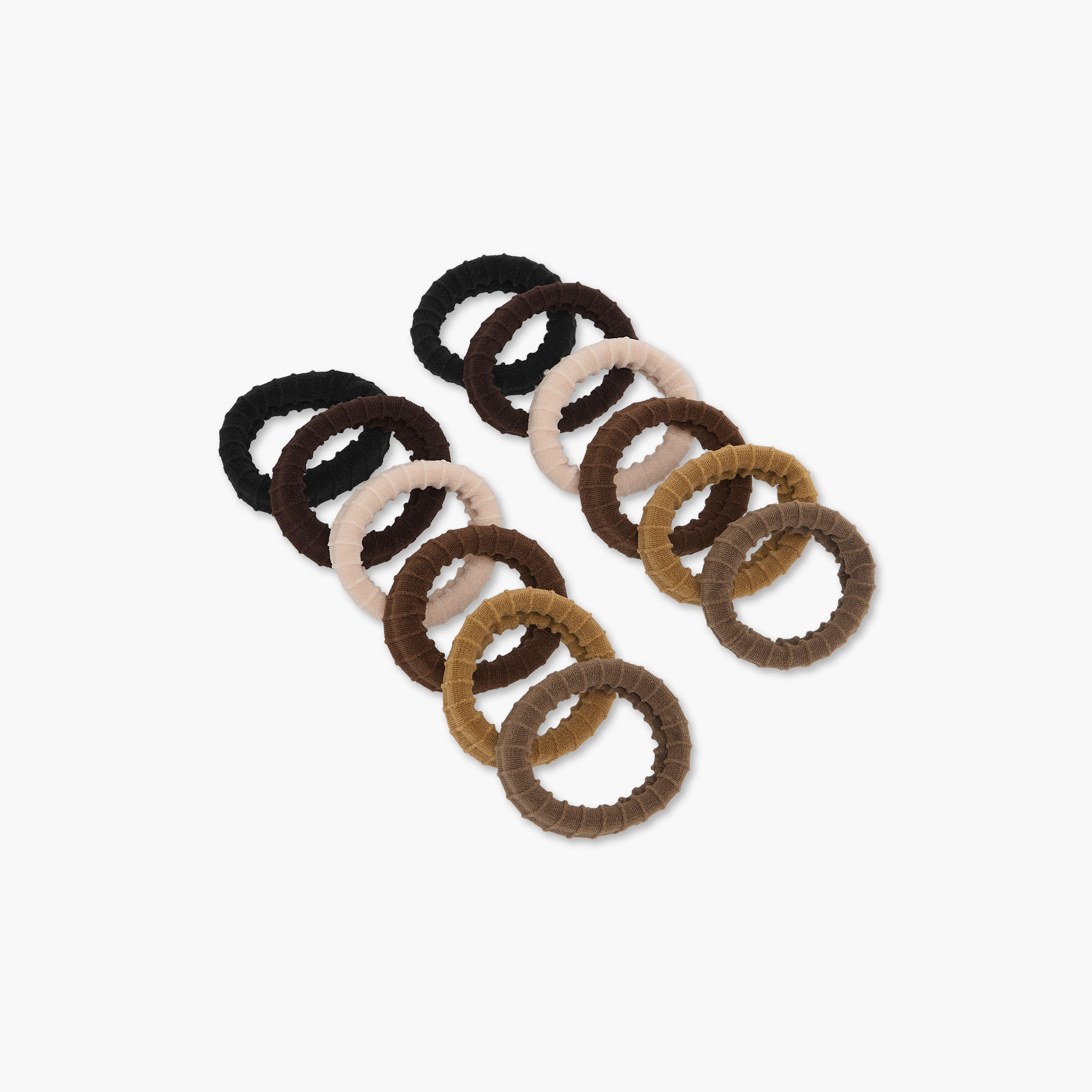 طقم ربطات شعر مطاطية 12 قطعة-women-hairaccessories-scrunchies-image-2