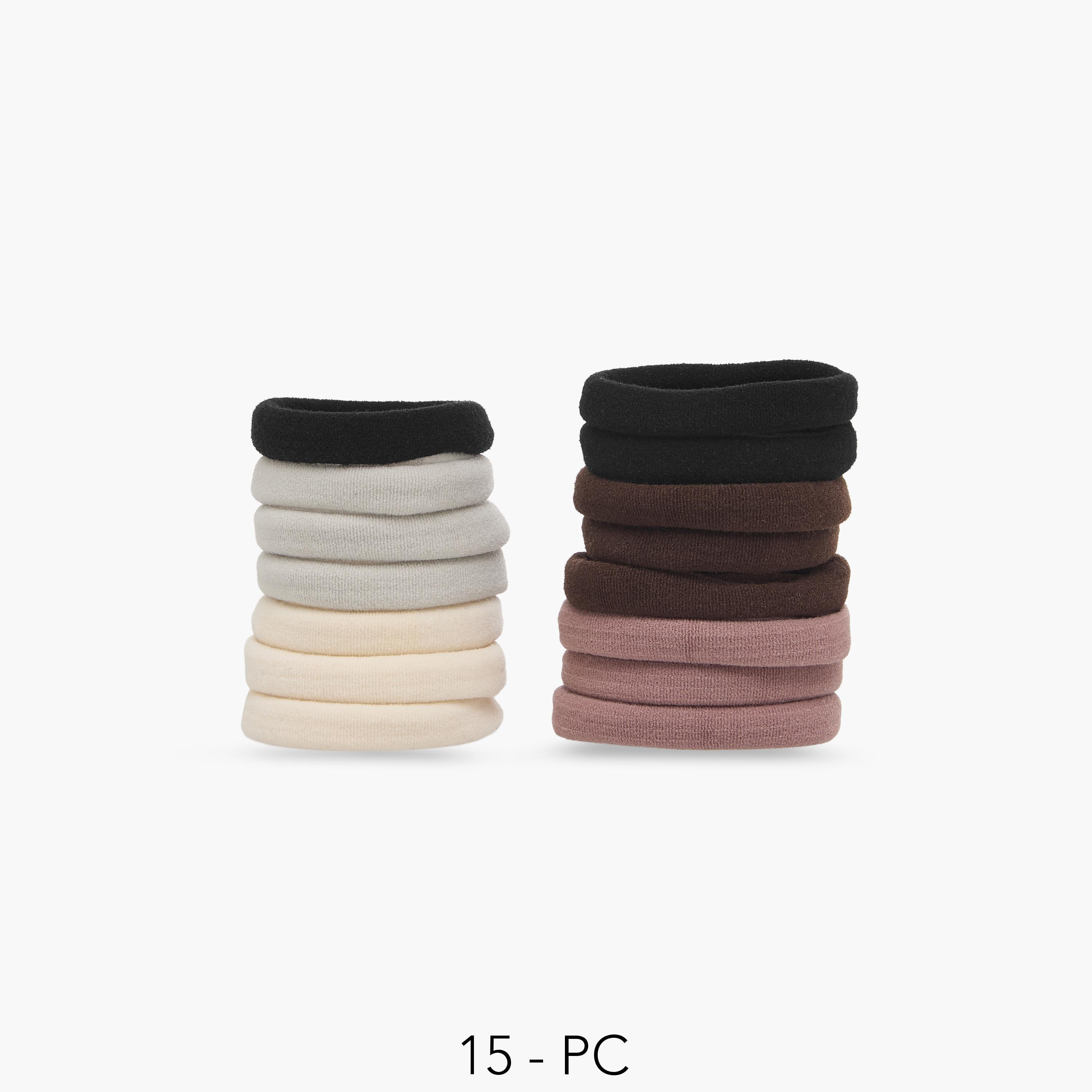 طقم ربطات شعر مطاطية 15 قطعة-women-hairaccessories-scrunchies-image-1