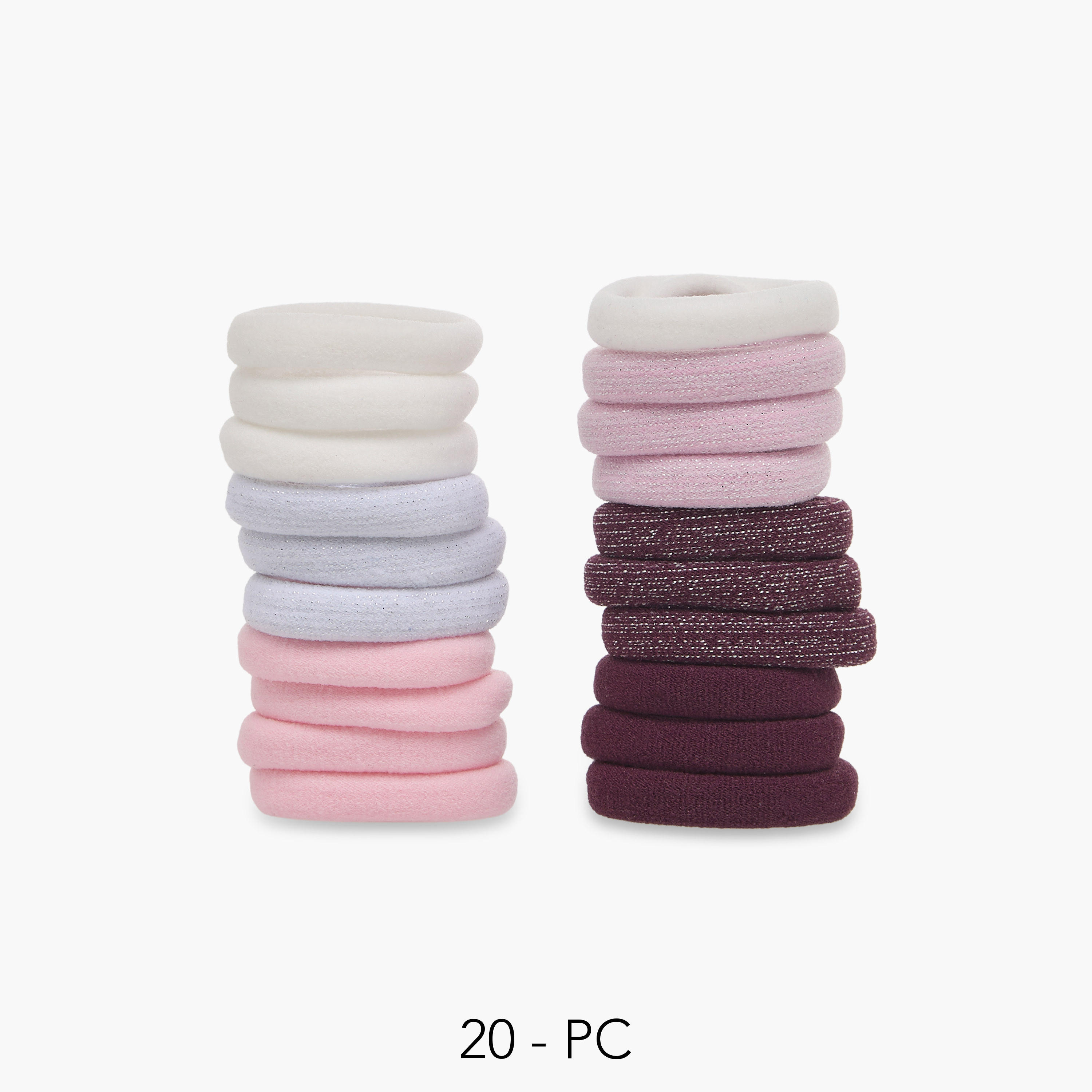 طقم ربطات شعر مطاطية 20 قطعة-women-hairaccessories-scrunchies-image-1