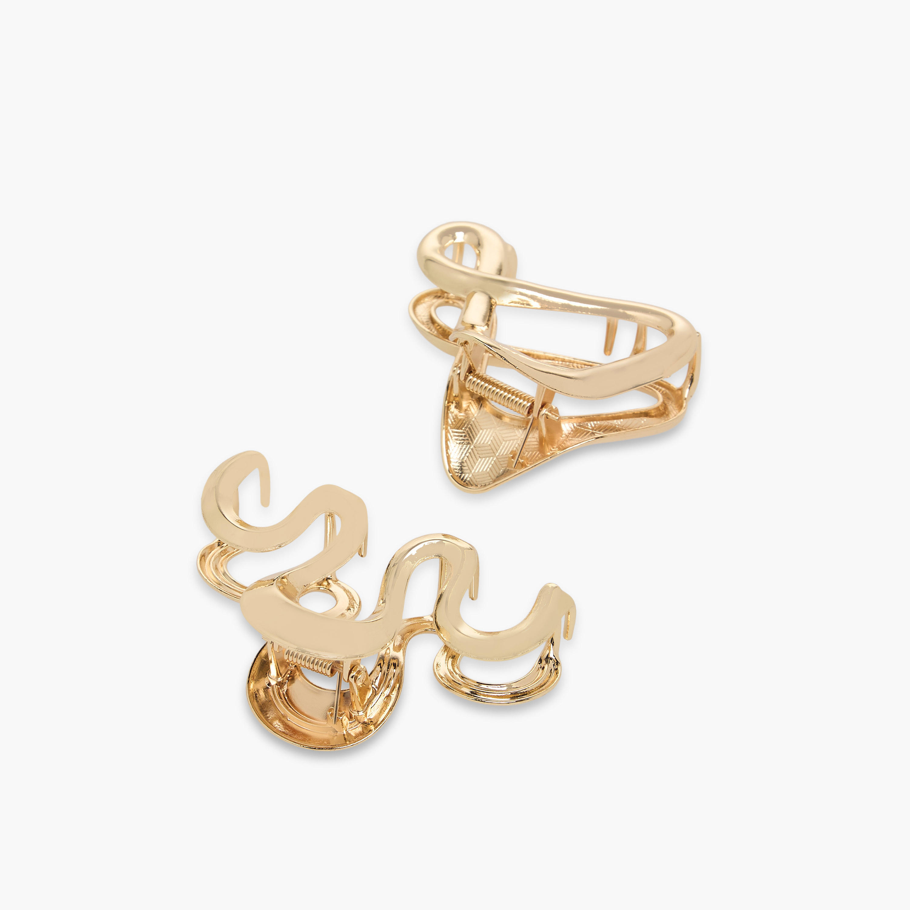 طقم مشابك شعر قطعتين بتصميم منحني-women-hairaccessories-clamps-image-4