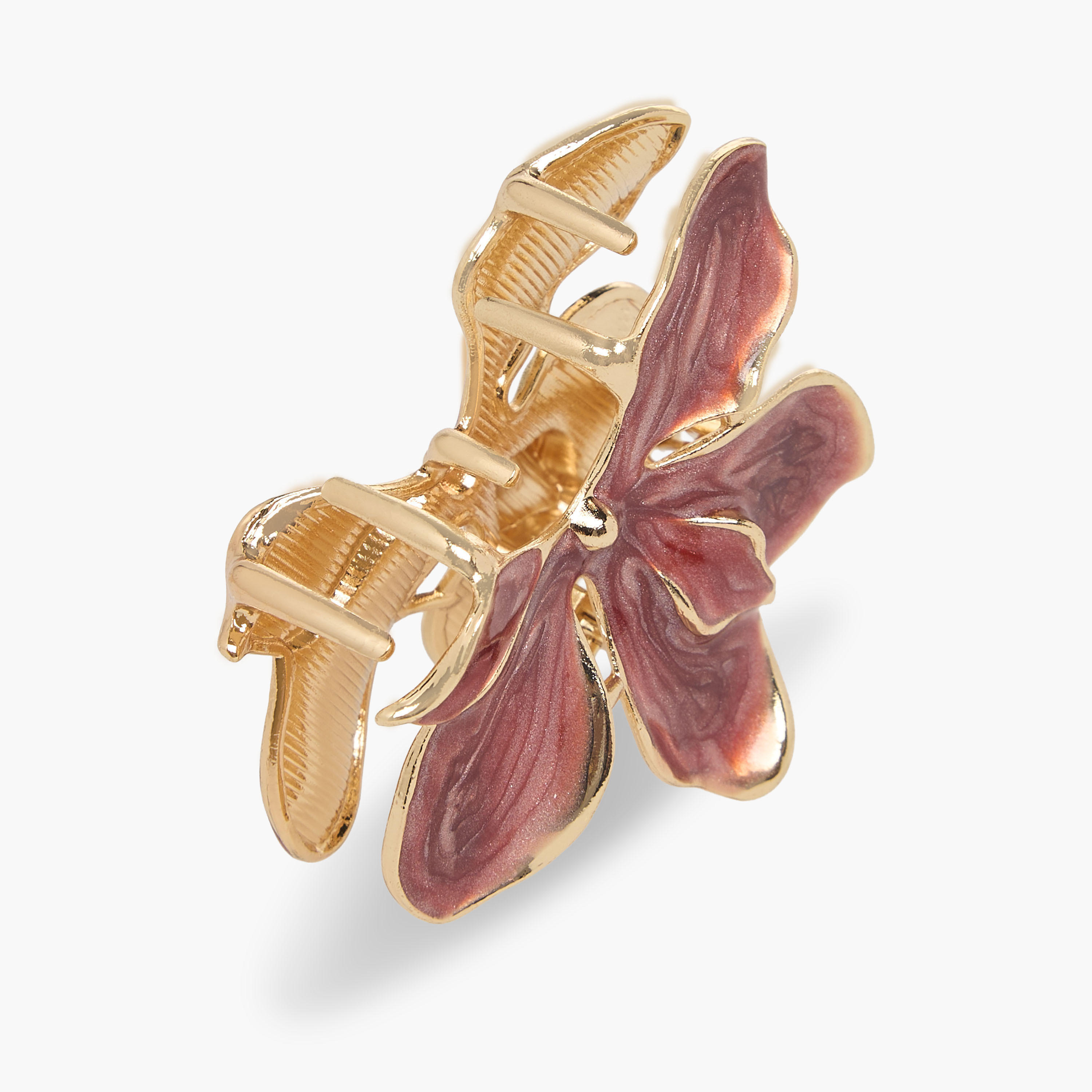 طقم مشابك شعر قطعتين بتصميم زهرة الأوركيد-women-hairaccessories-clamps-image-5