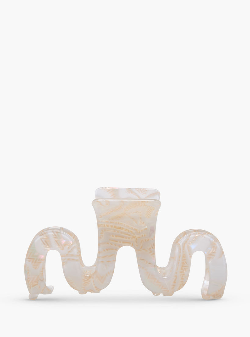 Pack of 2 Wavy Hair Clamp with Patterned Finish-women-hairaccessories-clamps-image-4