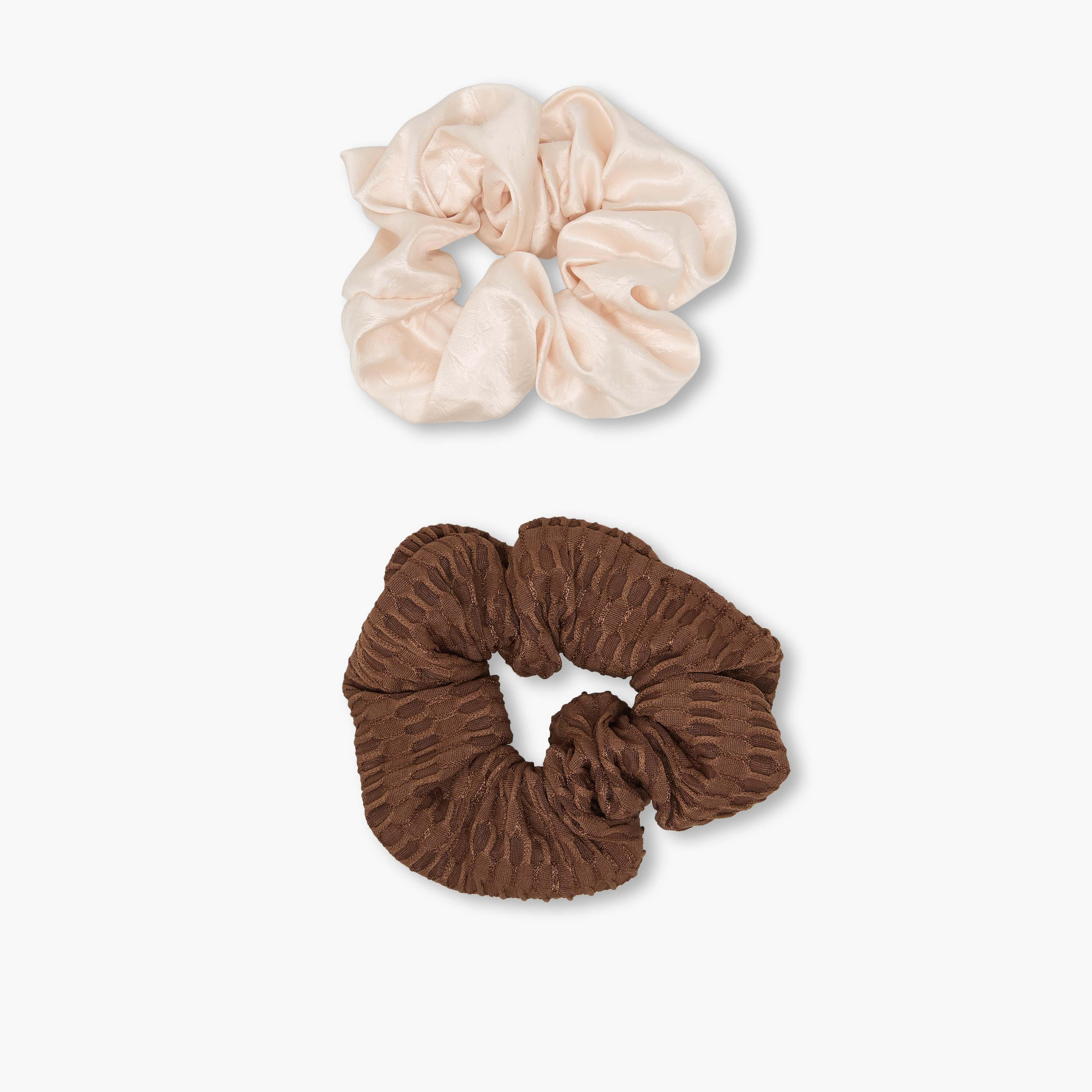 طقم ربطات شعر ستان قطعتين من جلو-women-hairaccessories-scrunchies-image-4