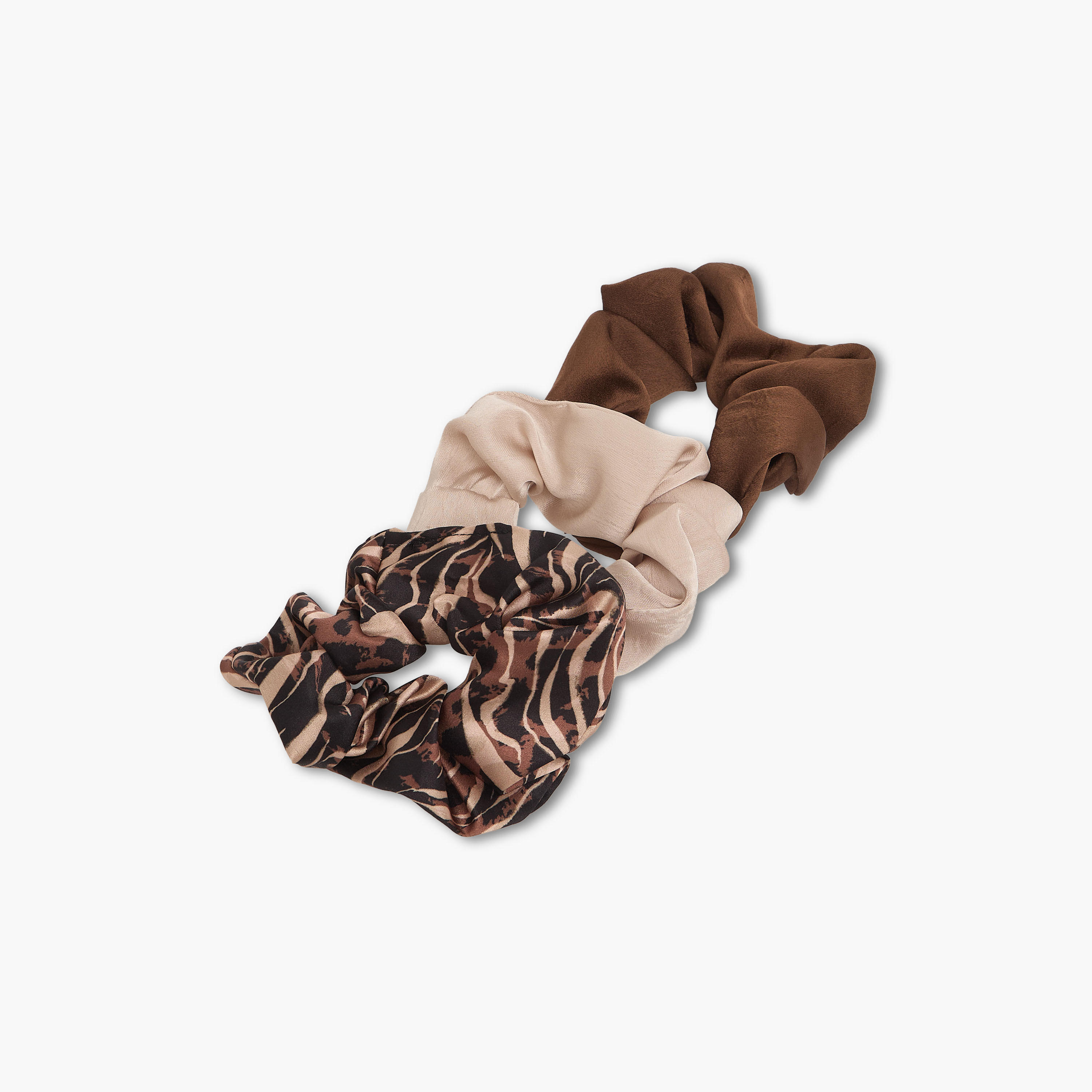 طقم ربطات شعر سكرانشي ساتان 3 قطع-women-hairaccessories-scrunchies-image-2