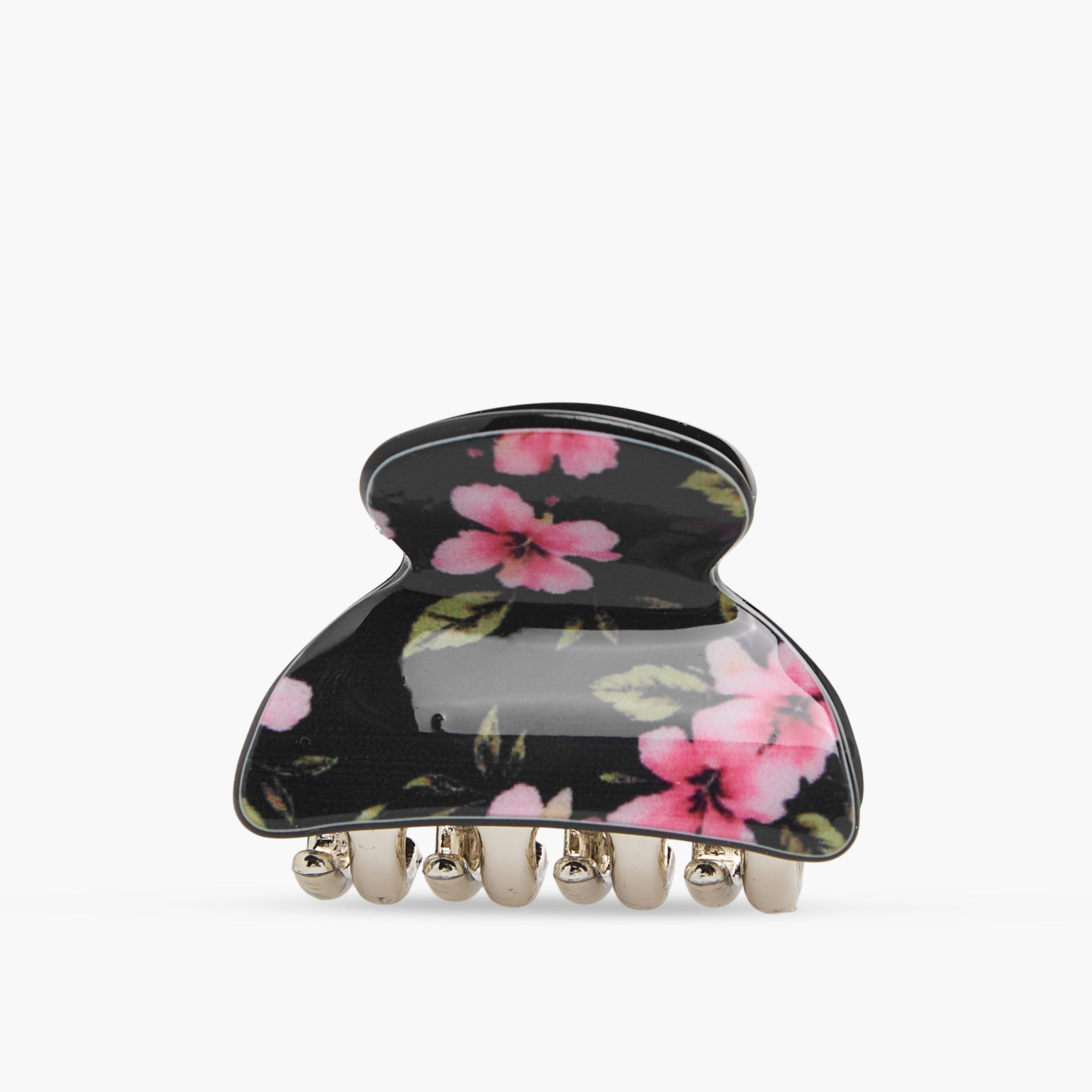طقم مشابك شعر منحنية بطبعات متنوعة من 4 قطع-women-hairaccessories-clamps-image-2