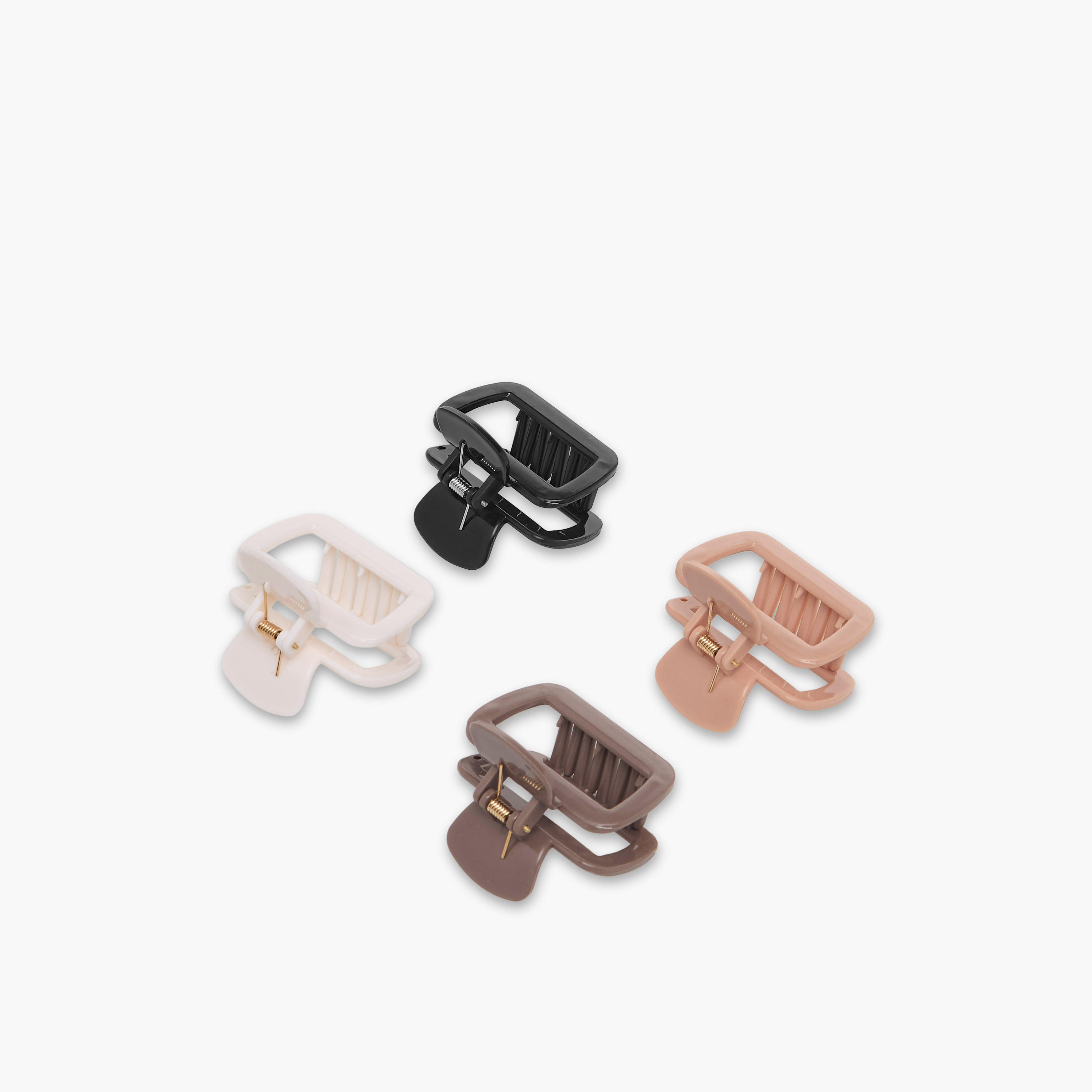 طقم مشابك شعر مستطيلة من 4 قطع-women-hairaccessories-clamps-image-6